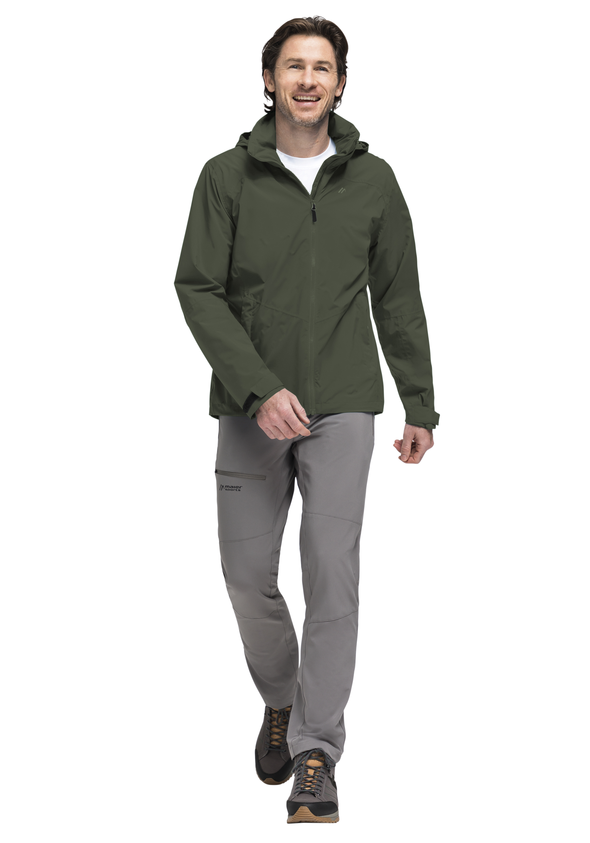Metor rec M Regenjacke, Hardshell, Olivegrün, Zipjacke, Windjacke, Regenjacke, Hardshell, Hose, Outdoor, Schuh