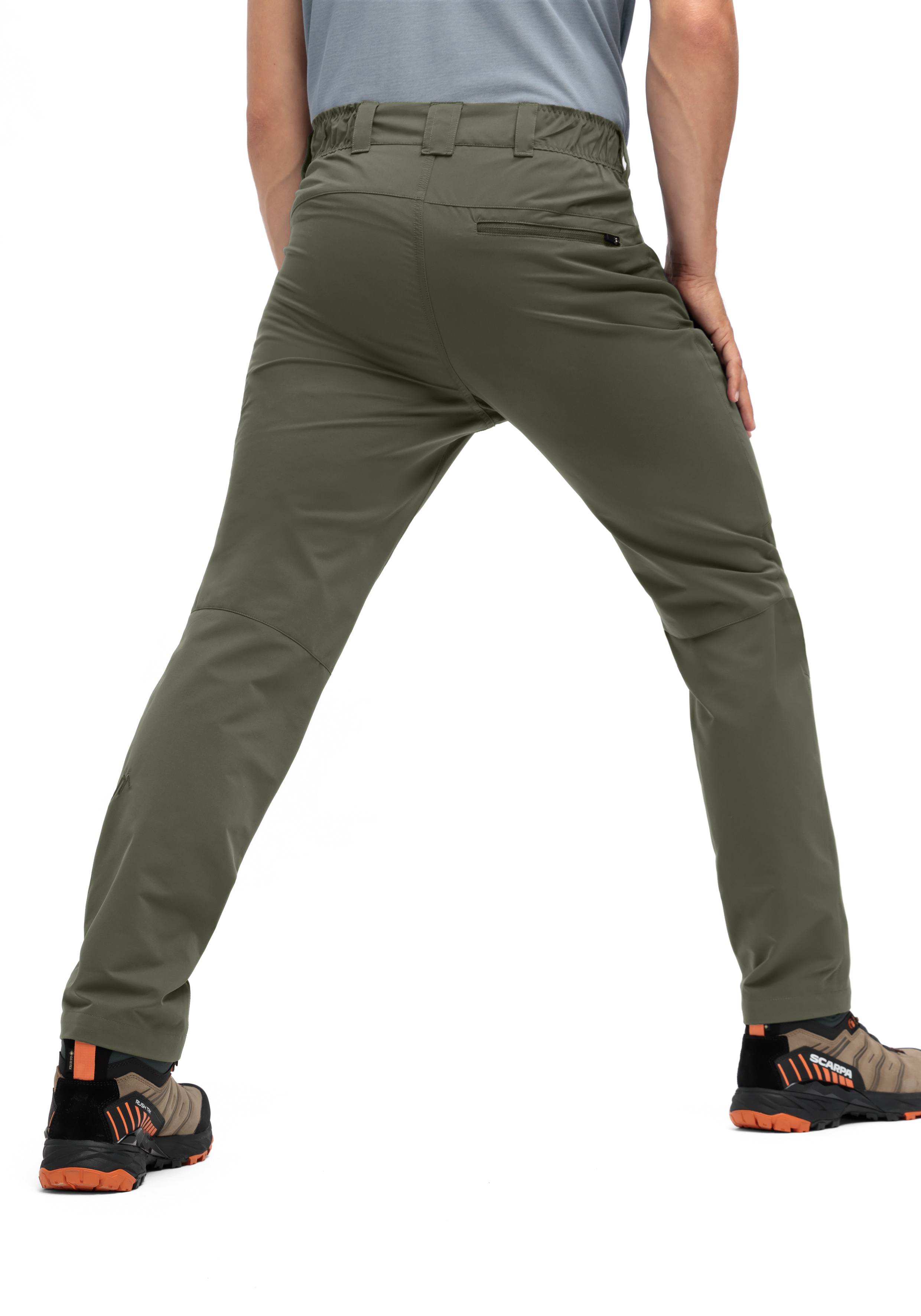Nil Loop Hose, Korpusfarbtorange?, Olive, Trekkinghose, Gürtel elastisch, Hose, Herrenhose, Outdoor, Militärgrün, Reißverschluss-Tasche, Hose, Trekkinghose, militärgrün, Enganliegend, Kniebereich