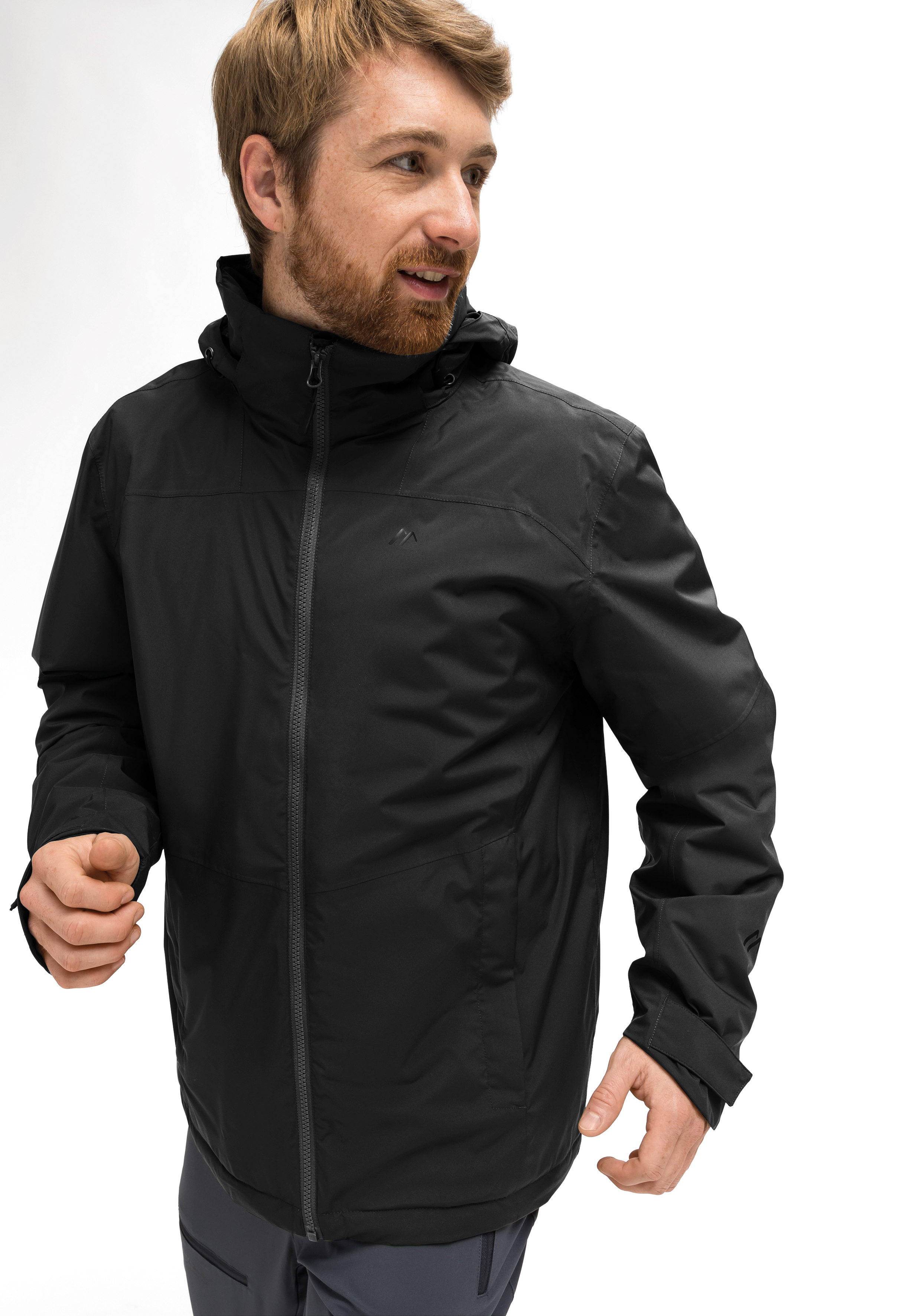 Metor Therm Rec M Bekleidung, Mantel, Jacke, Bekleidung, Mantel, Jacke, Gesicht, Person, jacke, windjacke, reissverschluss, herren, schwarz