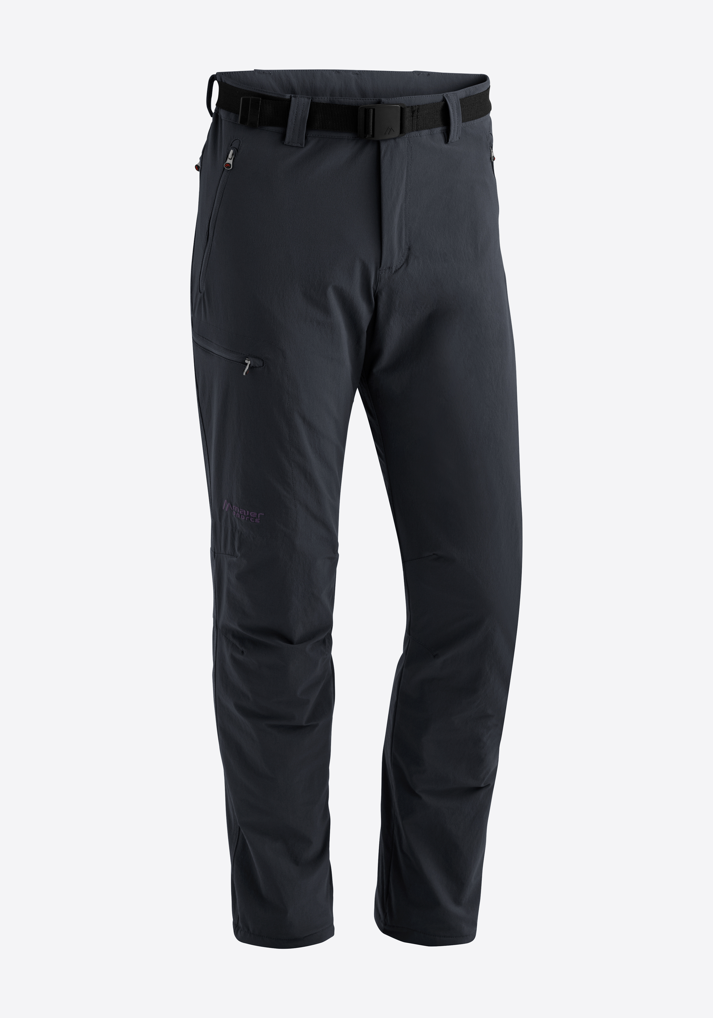 Oberjoch Therm Bekleidung, Hosen, Jeans, Hose, Outdoor-Hose, Schwarz, Reißverschluss-Tasche, Gürtel integriert