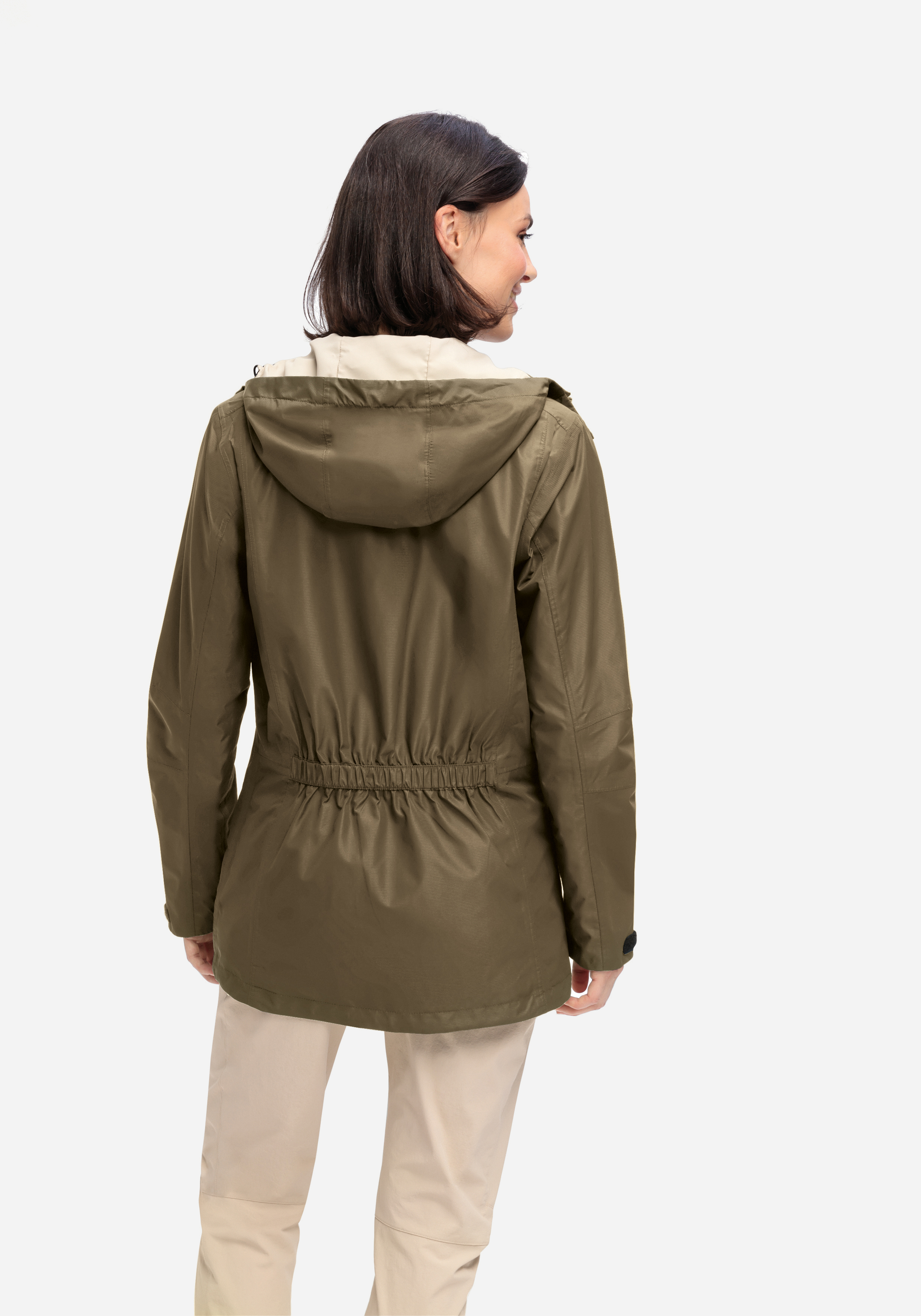 Mantel, Jacke, Langarm, Person, Frau