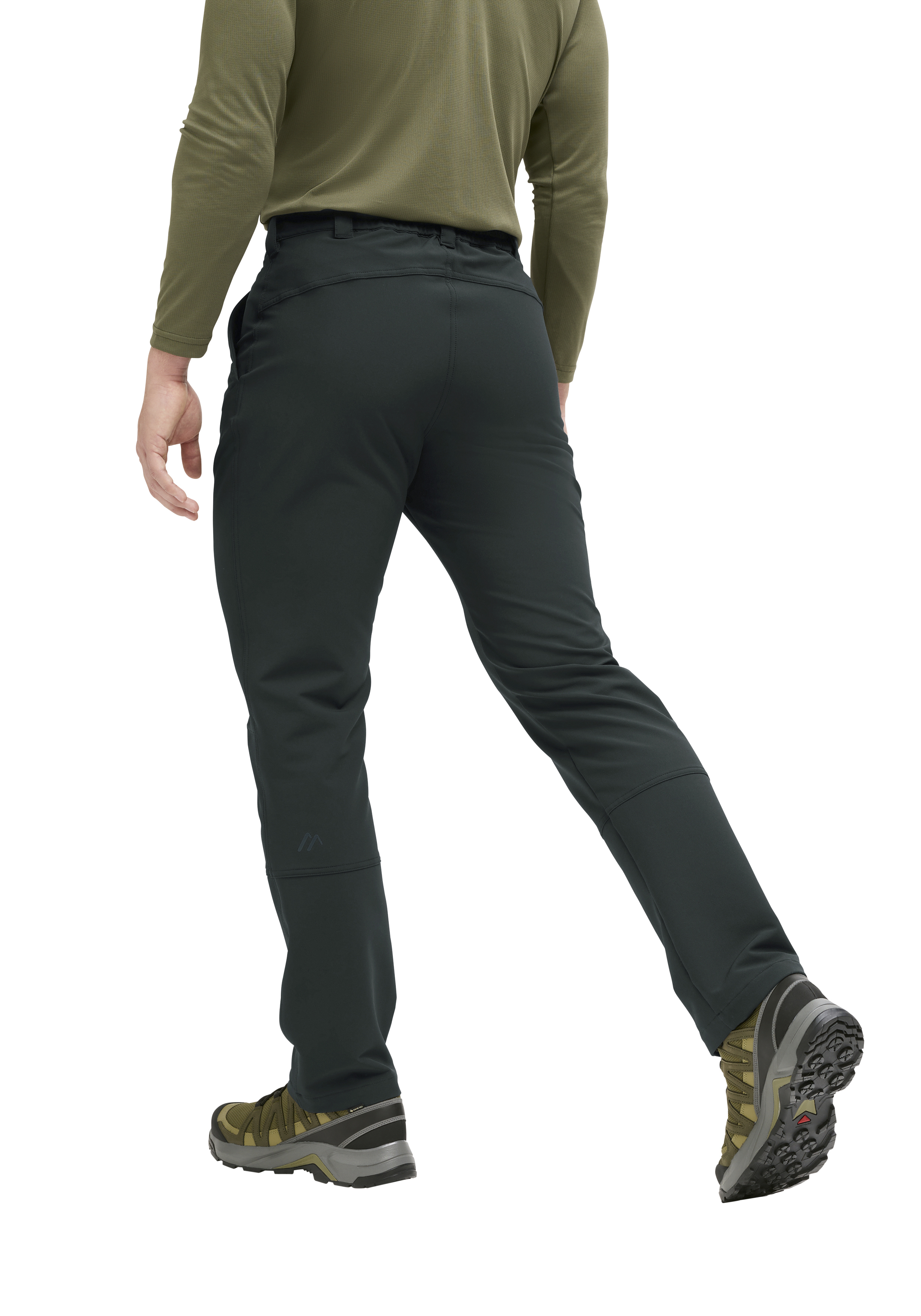 Essential Flex M Hose, Outdoor, Wandern, Fleece, Schwarz-Grün