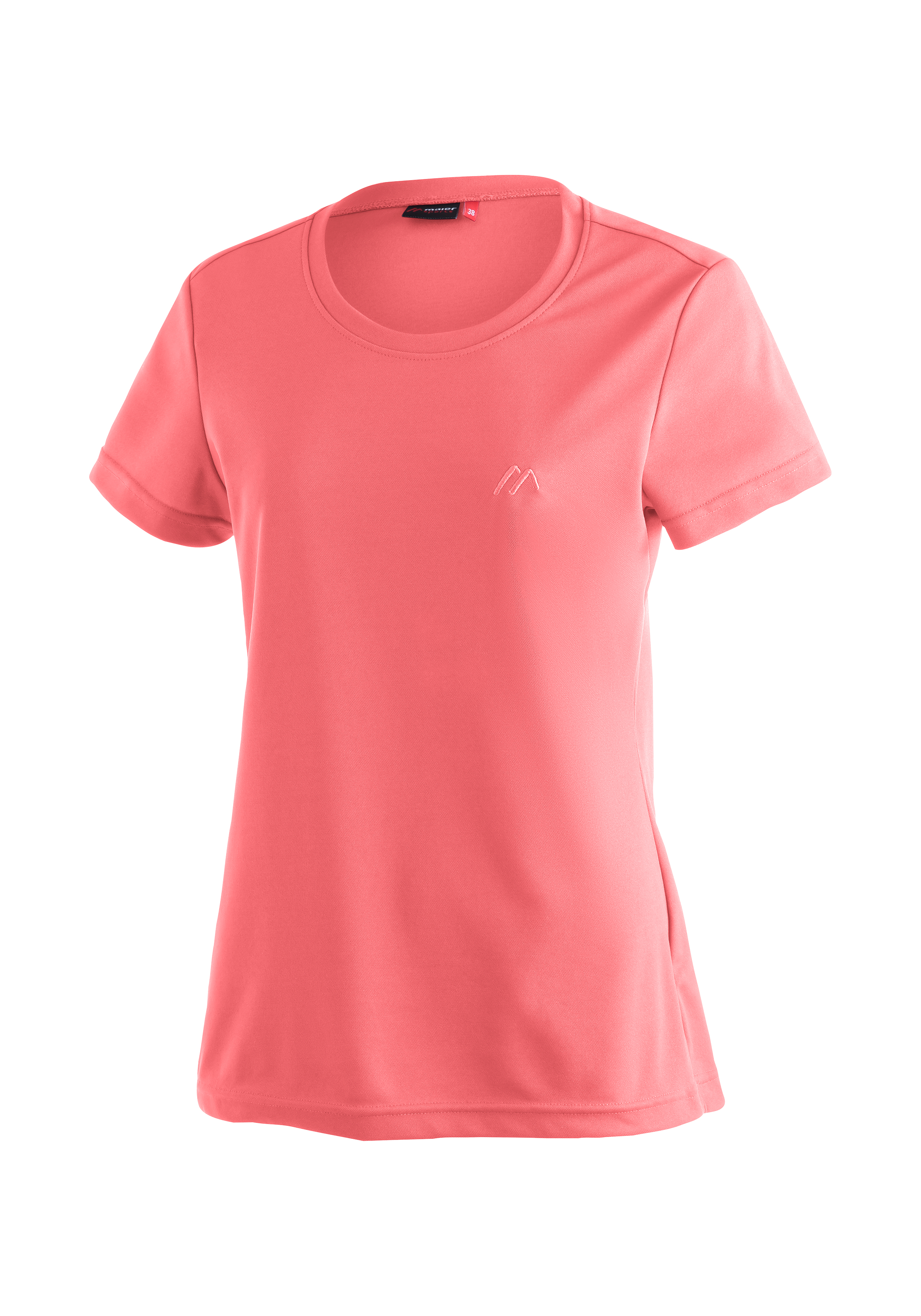 Waltraud Bekleidung, T-shirt, Hemd, T-Shirt, Rundhals, Kurzarm, Rosa, Made in LOOP, T-Shirt, Kurzarm, Rundhals, Uni-Farbe, Pink