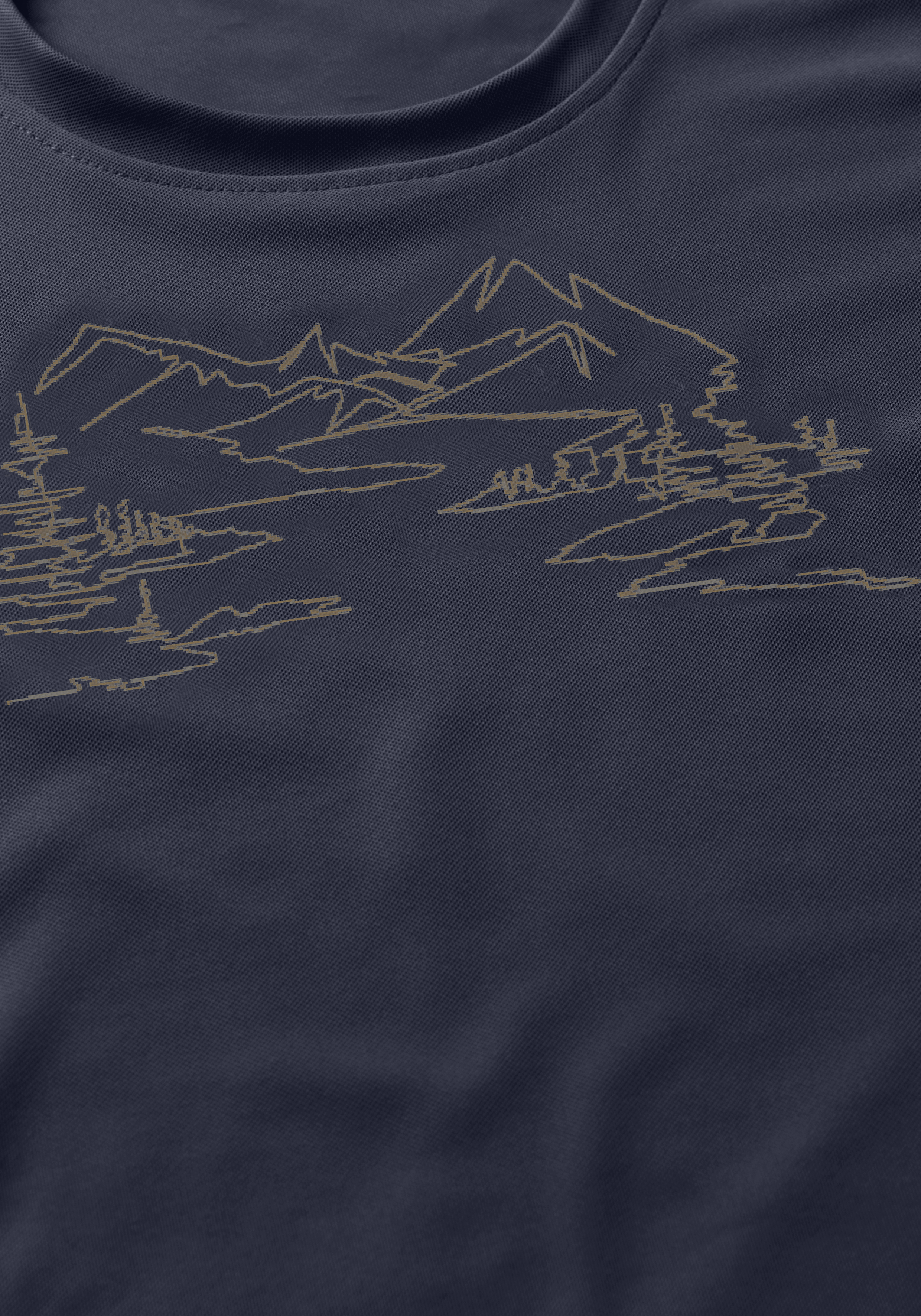 Wilma Print Bekleidung, T-shirt, Person, Langarm, Ärmel