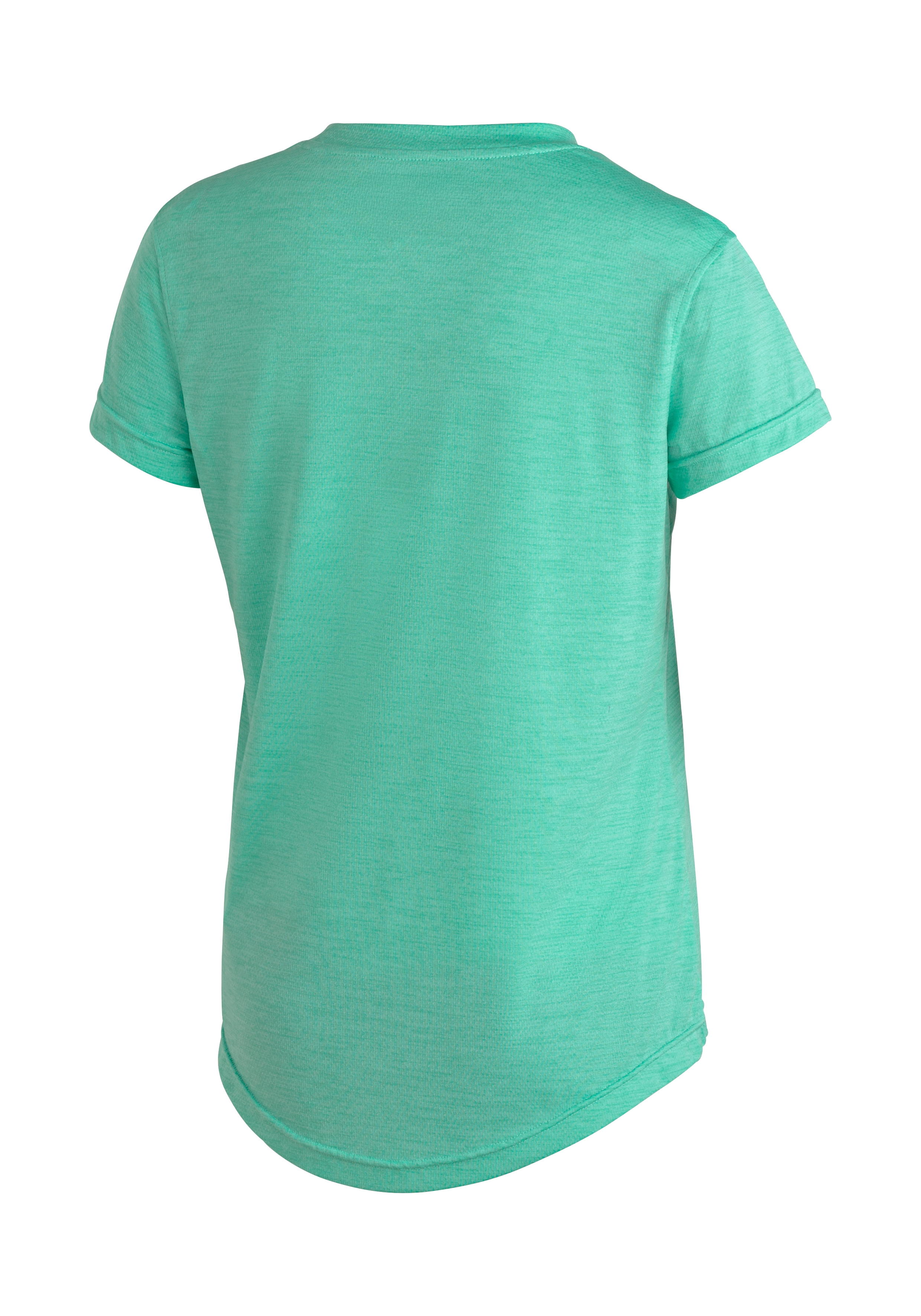 T-Shirt, Kurzarm, Rückenansicht, Einfarbig, Mintgrün