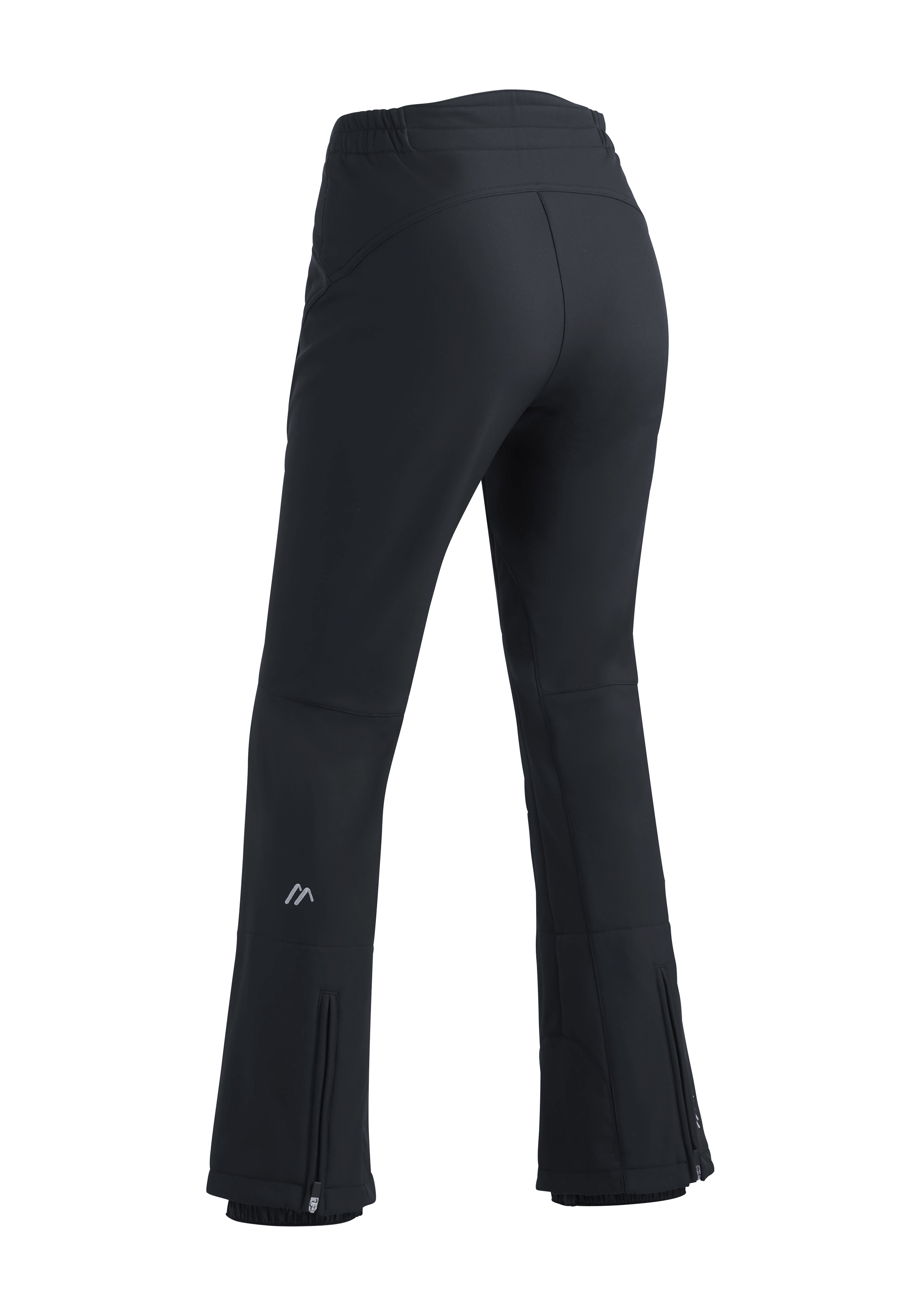 Marie Bekleidung, Hosen, Jeans, Hose, Funktionswäsche, Schwarz, Reißverschluss am Knöchel, Stretch