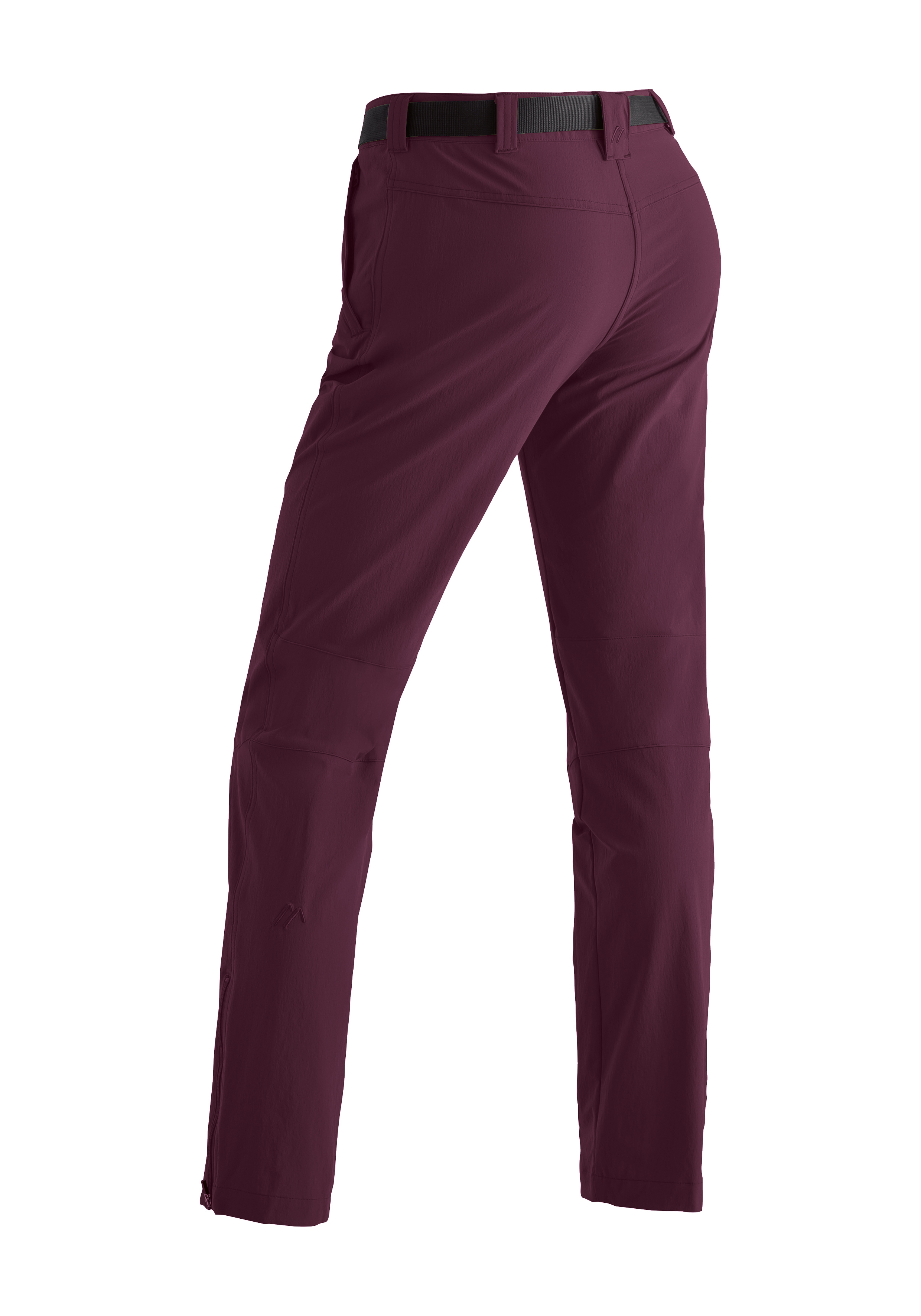 Inara slim Bekleidung, Hosen, Jeans, Hose, Sporthose, Burgunderrot, Gürtelschlaufen, Reißverschlussärmste