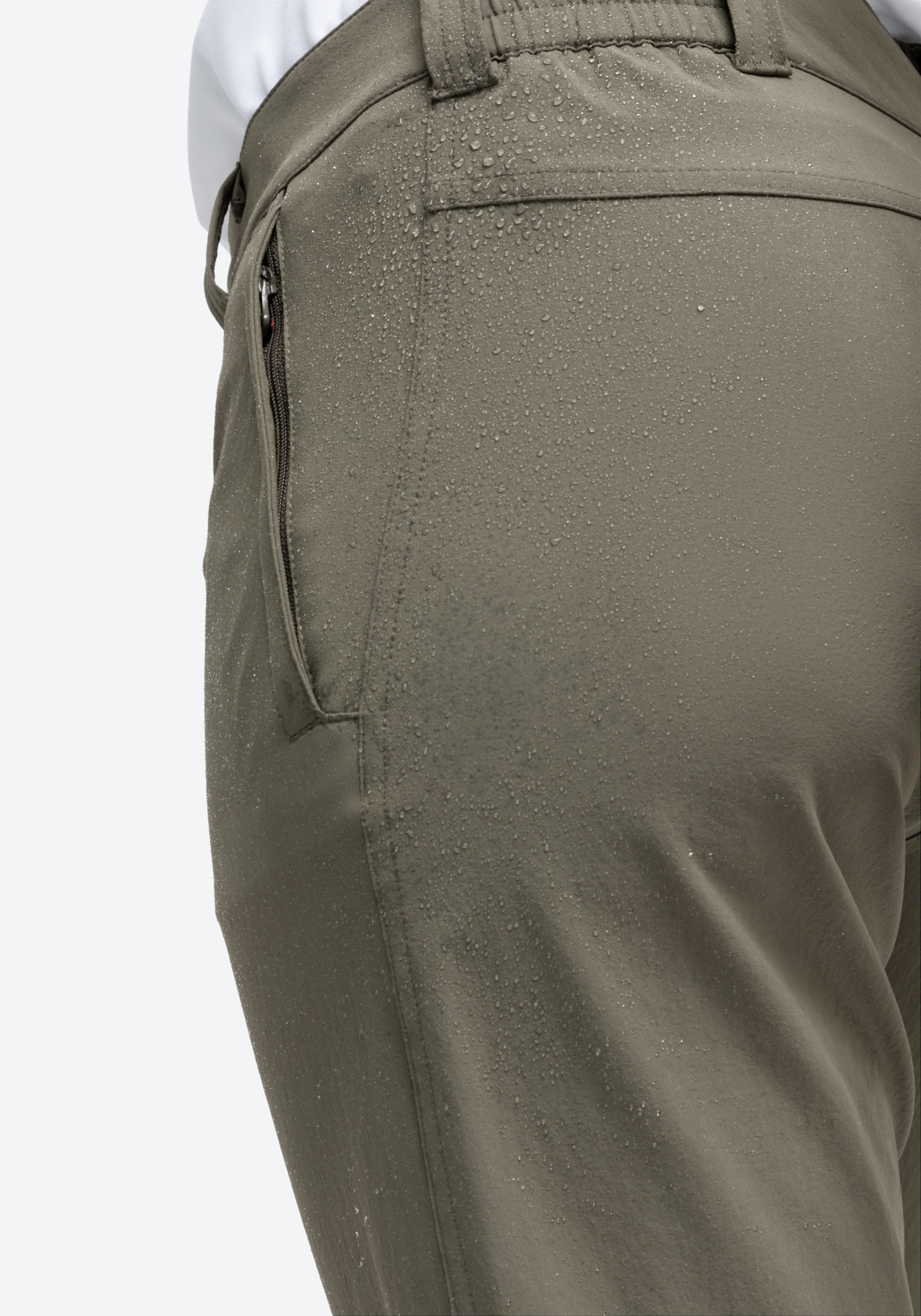 Bekleidung, Hosen, Mantel, Khaki