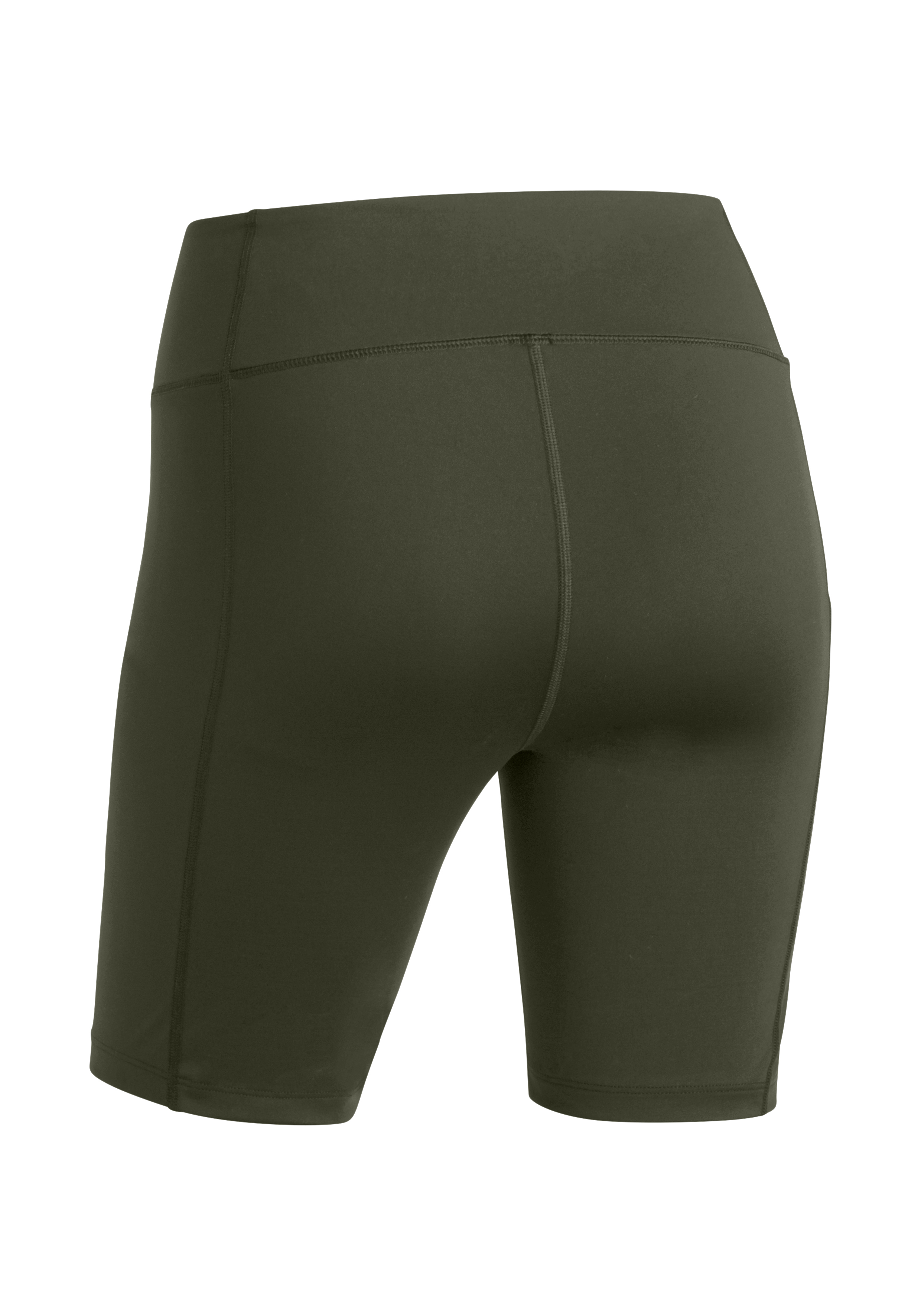 Shorts, Leggings, Olive, Hoher Taillenumfang, Dehnbandig