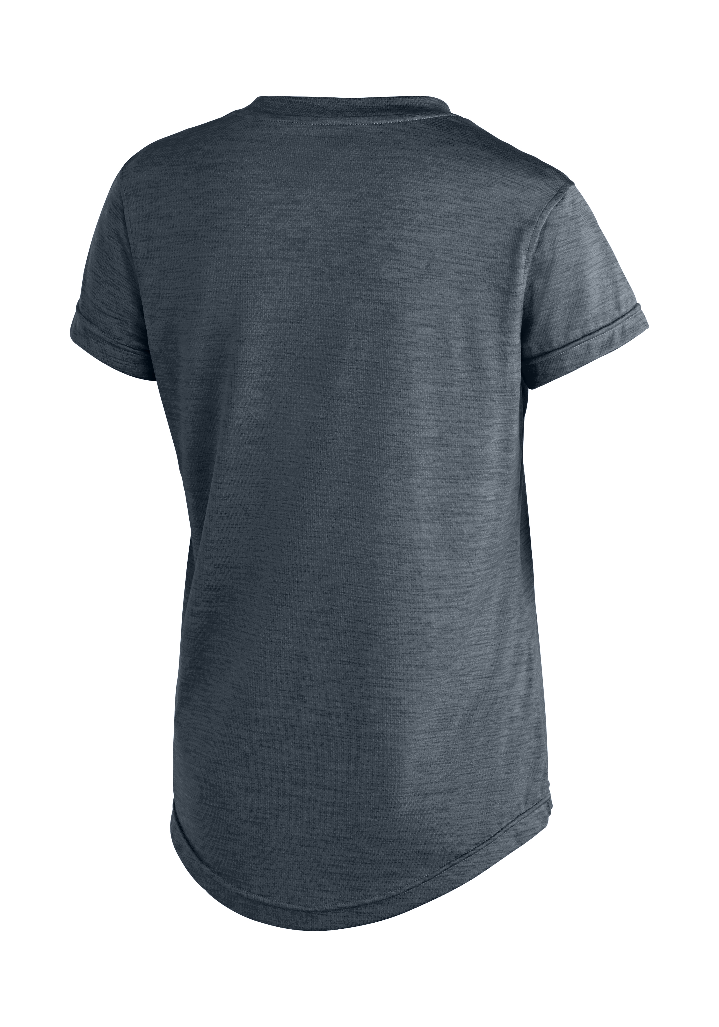 T-Shirt, Kurzarm, Rundhals, Jersey-Top, grau