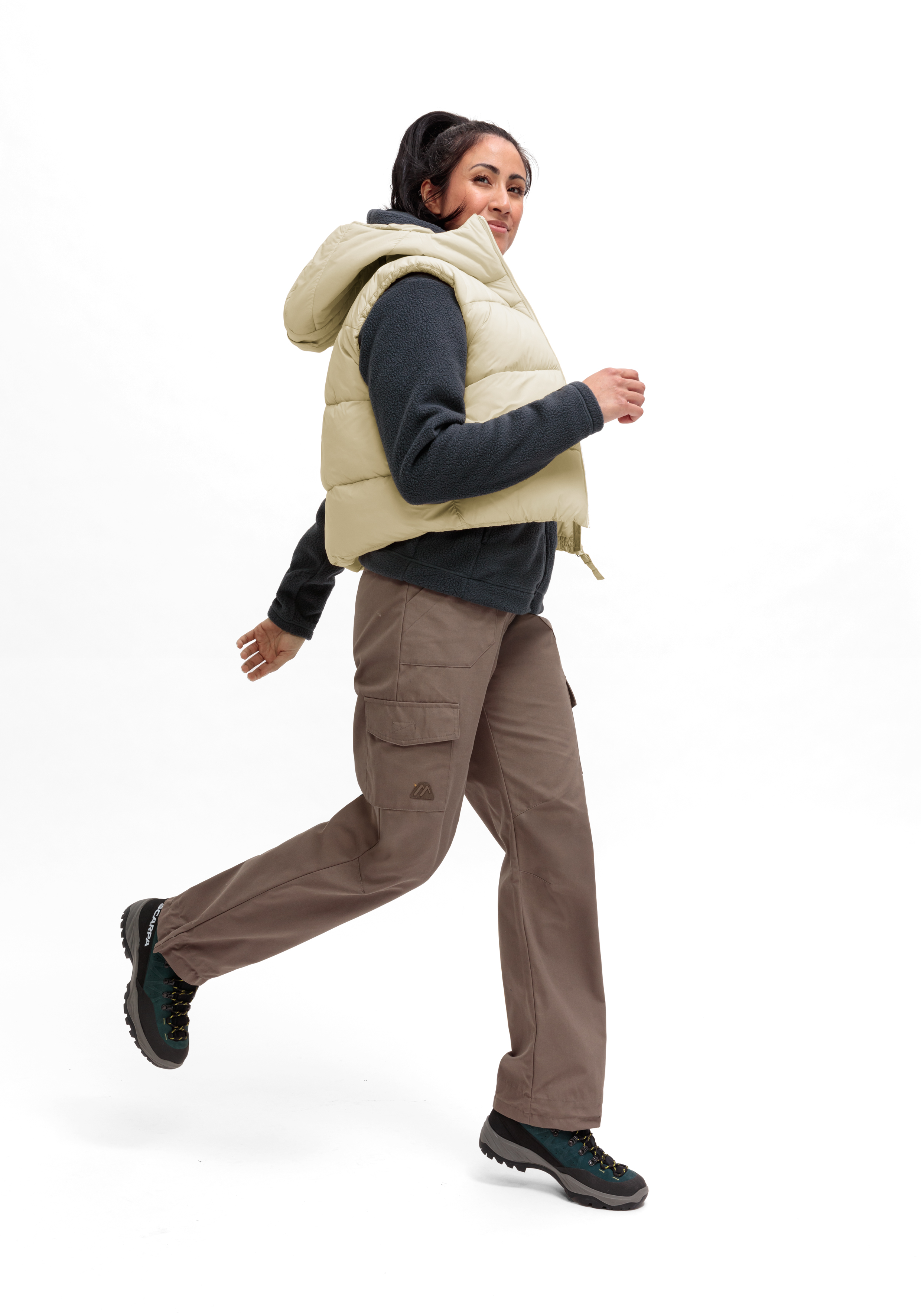 Langarm, Weste, Jacke, Mann, Person