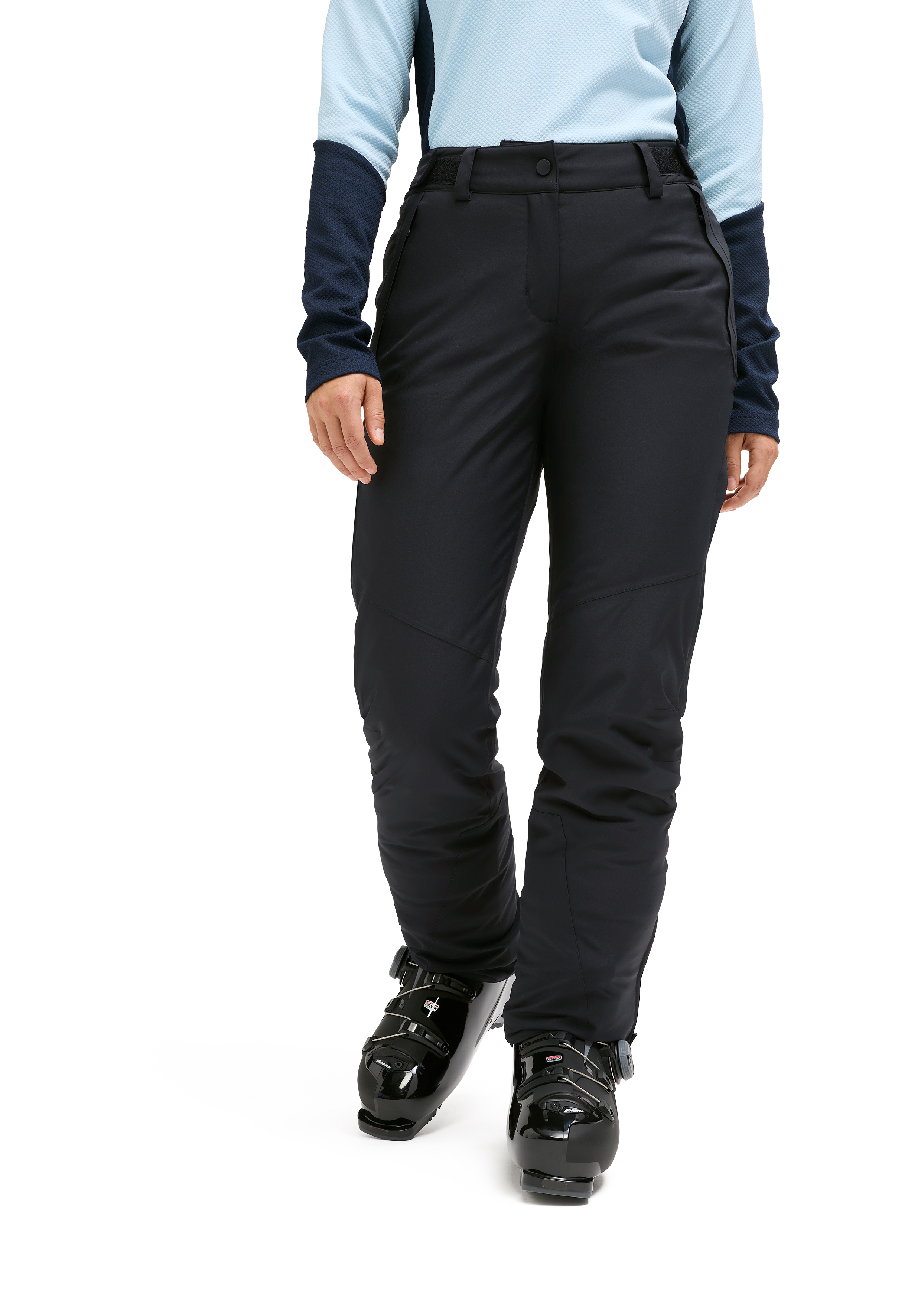 Skihose, Snowboardhose, Wasserdicht, Schwarz, Reißverschluss