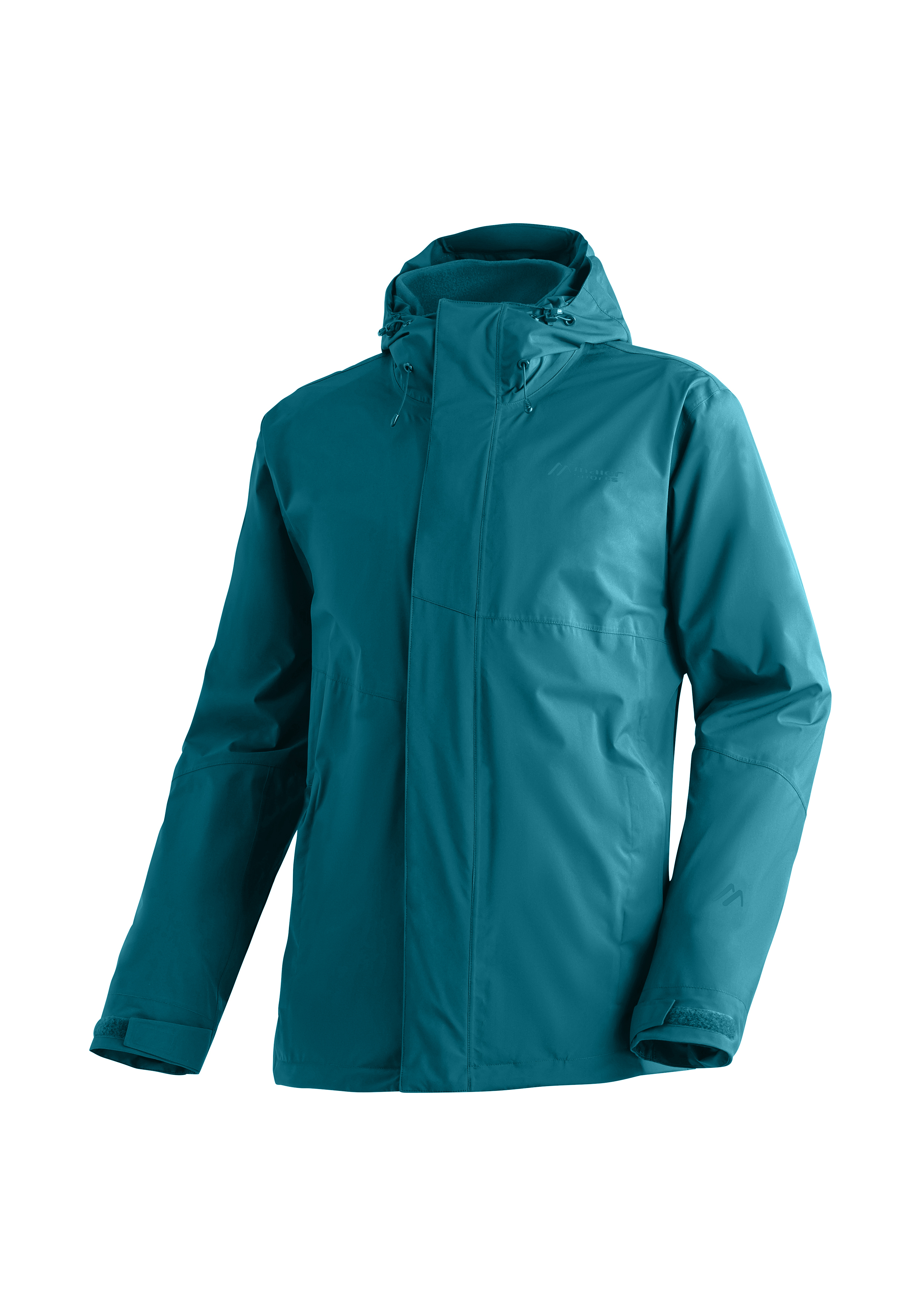 Metor 3in1 M Regenjacke, Teal, Hardshell, Kapuze, Reißverschluss