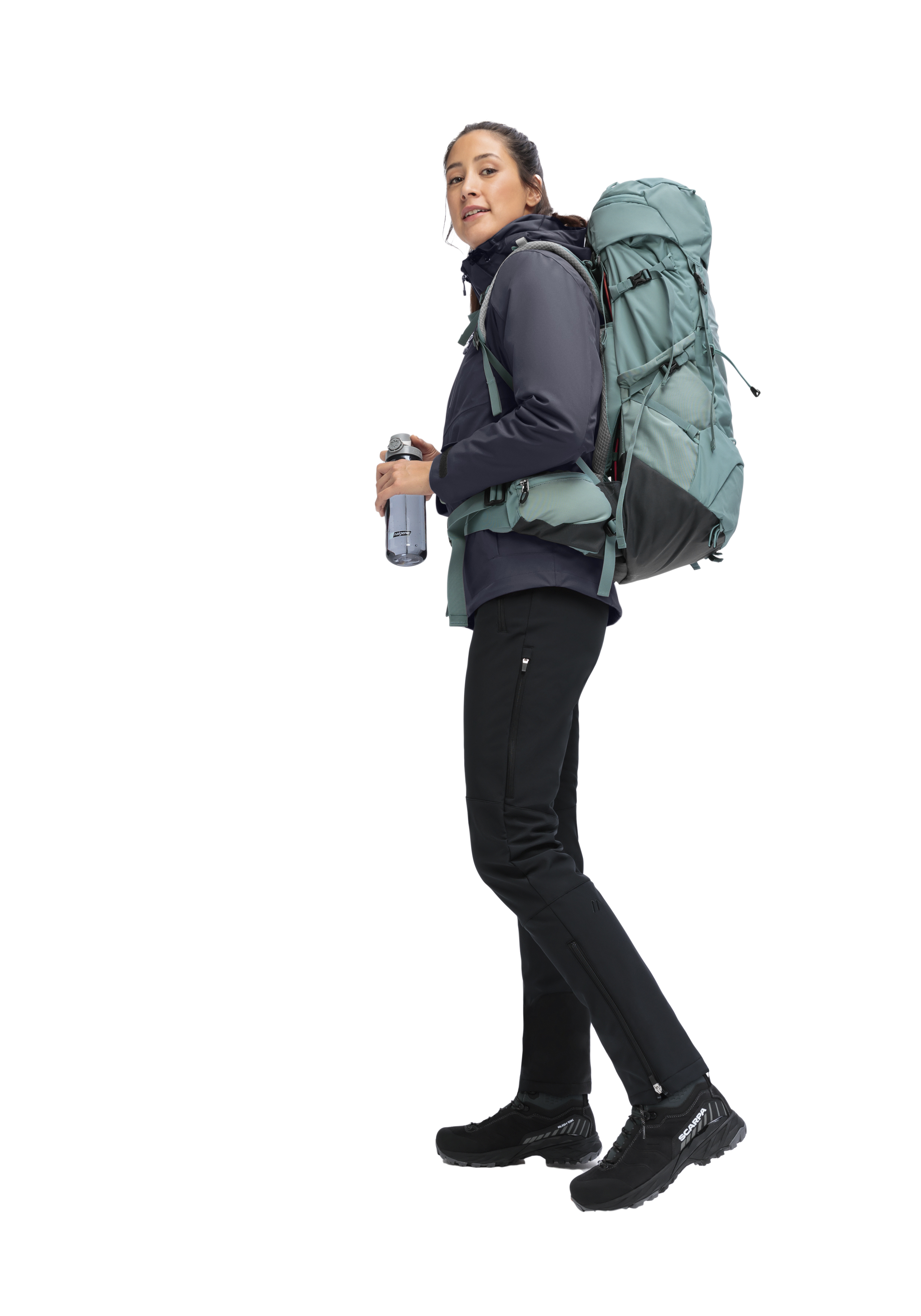 Rucksack, Outdoor, Seitentaschen, Damen, Wandern