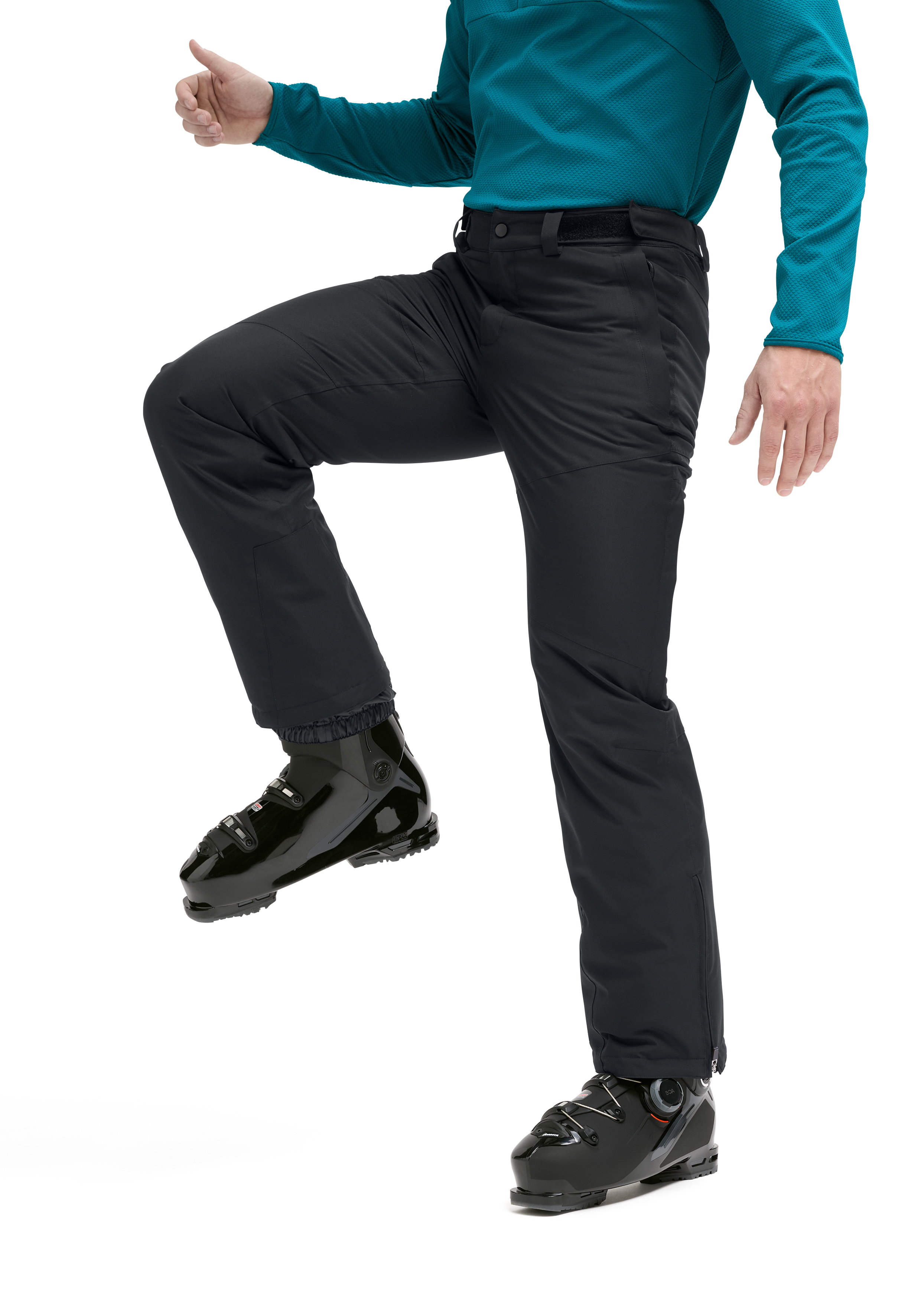 Hose, Snowboardhose, Outdoorhose, Schwarz, Gamaschenlos