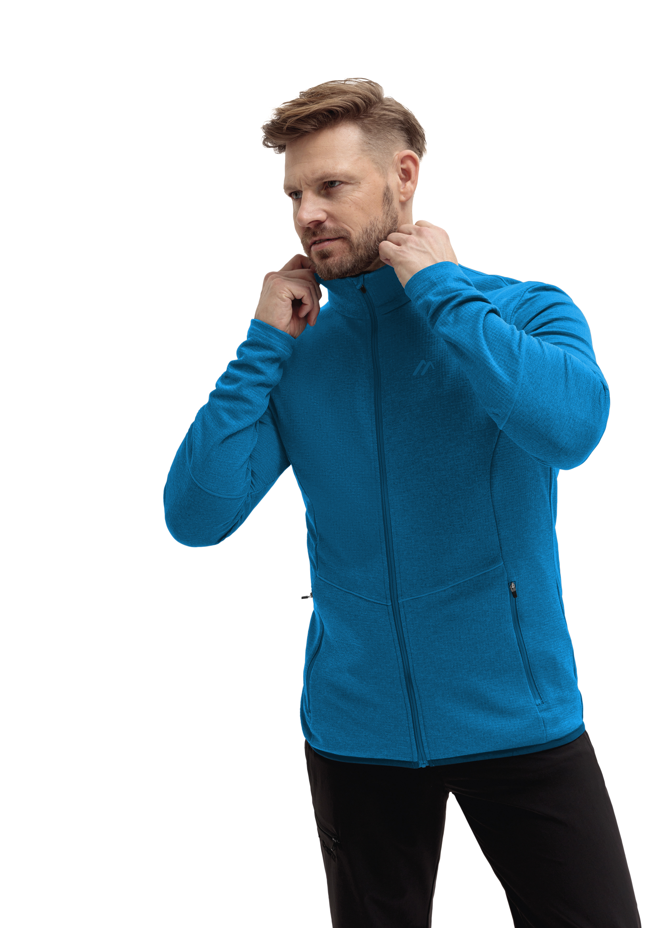 Sinaia M Langarm, Fleece, Erwachsener, Mann, Person, Langarm, Fleece, Jacke, Mann, Person