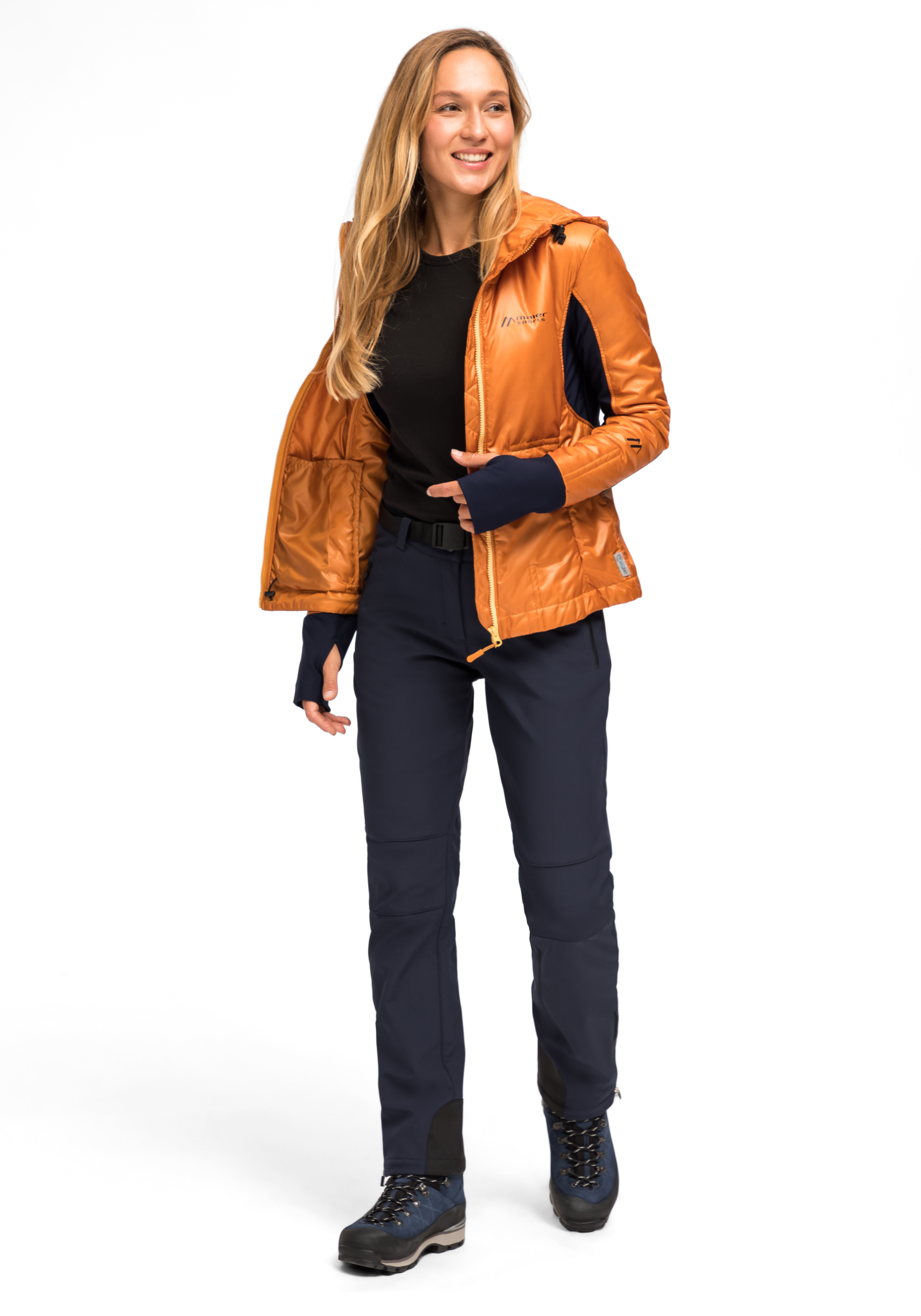 Tech Pants W Mantel, Jacke, Handschuh, Person, Frau, jacke, orange, softshell, warme, hardshell?, puffer?