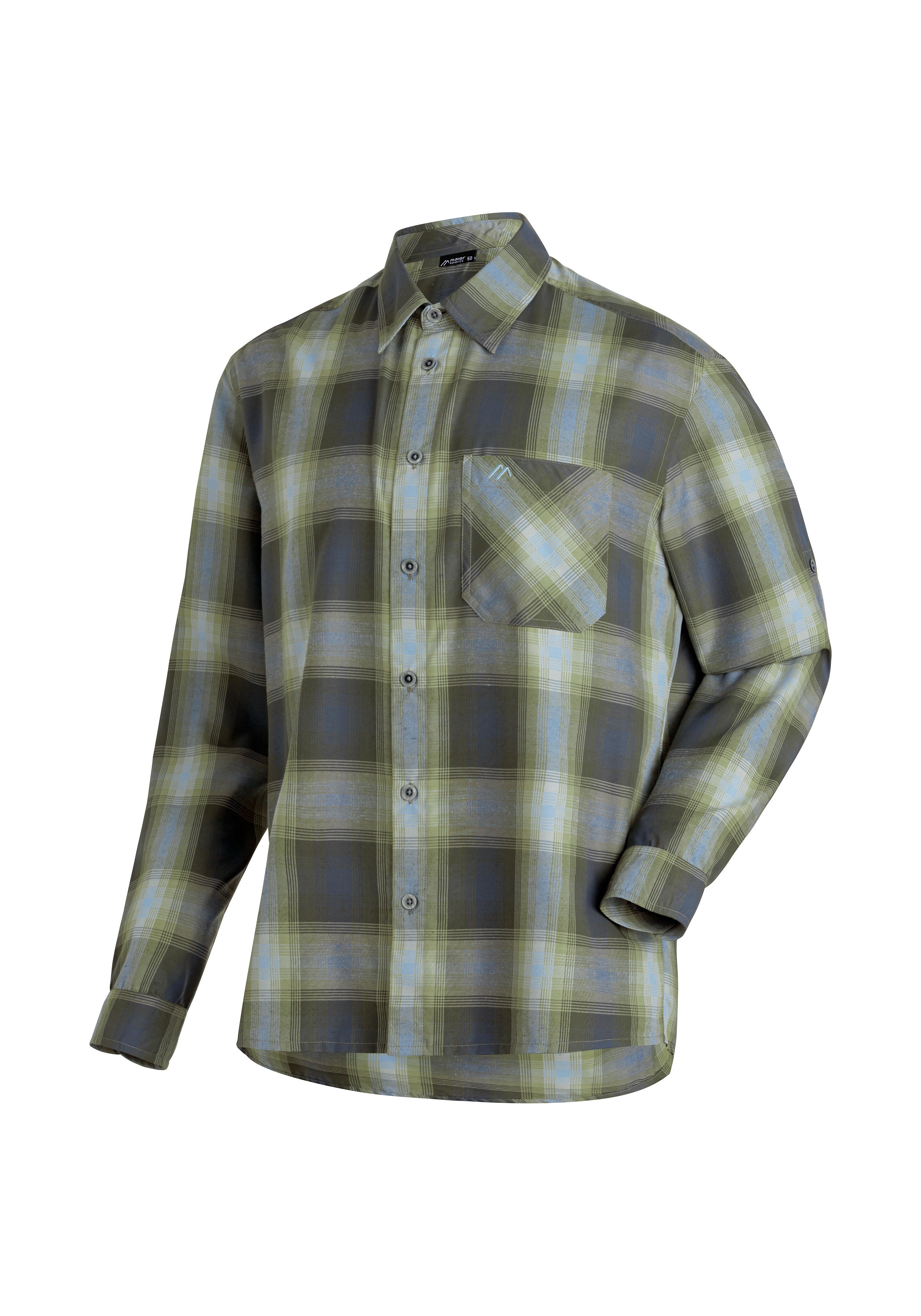 Hemd, Flanell, Karomuster, Langarm, Brusttasche