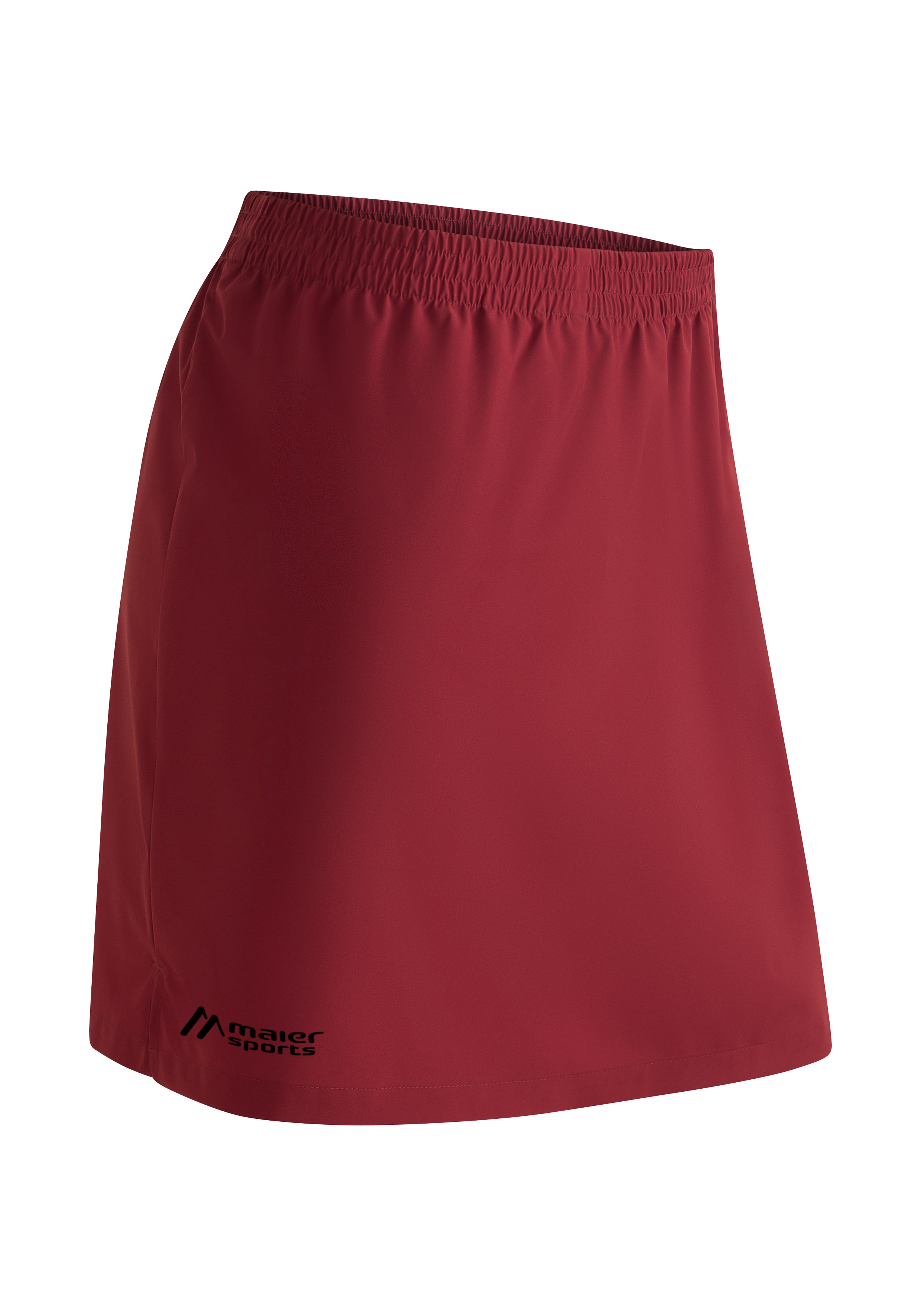 Rain Skirt 2.0 Bekleidung, Rock, Minirock, Sportskleid, Minirock, Elastischer Bund, Rot, Maier-Sports