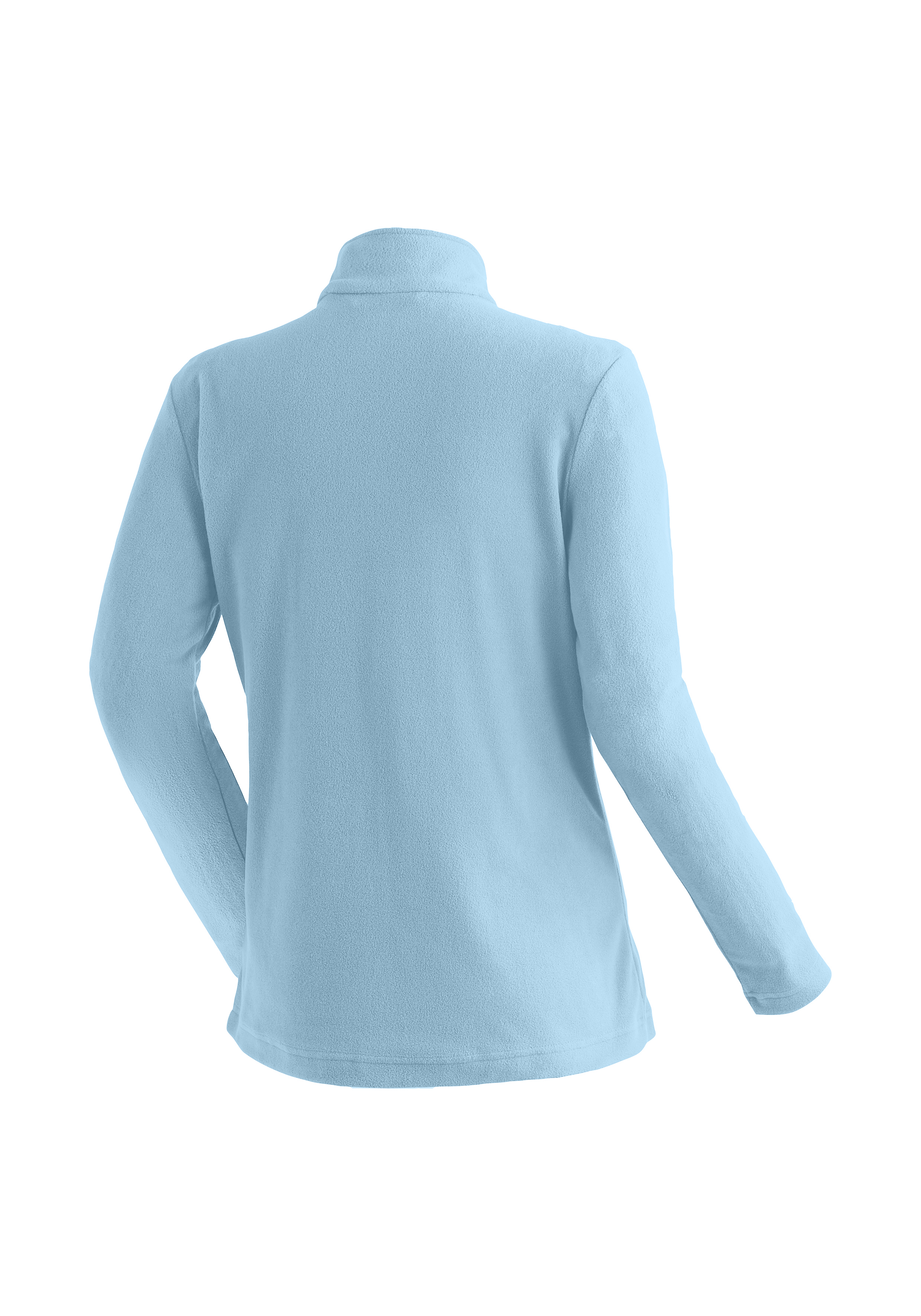 Denise Jacket W Fleece, Langarm, Blau, Kollektion, Rückenansicht