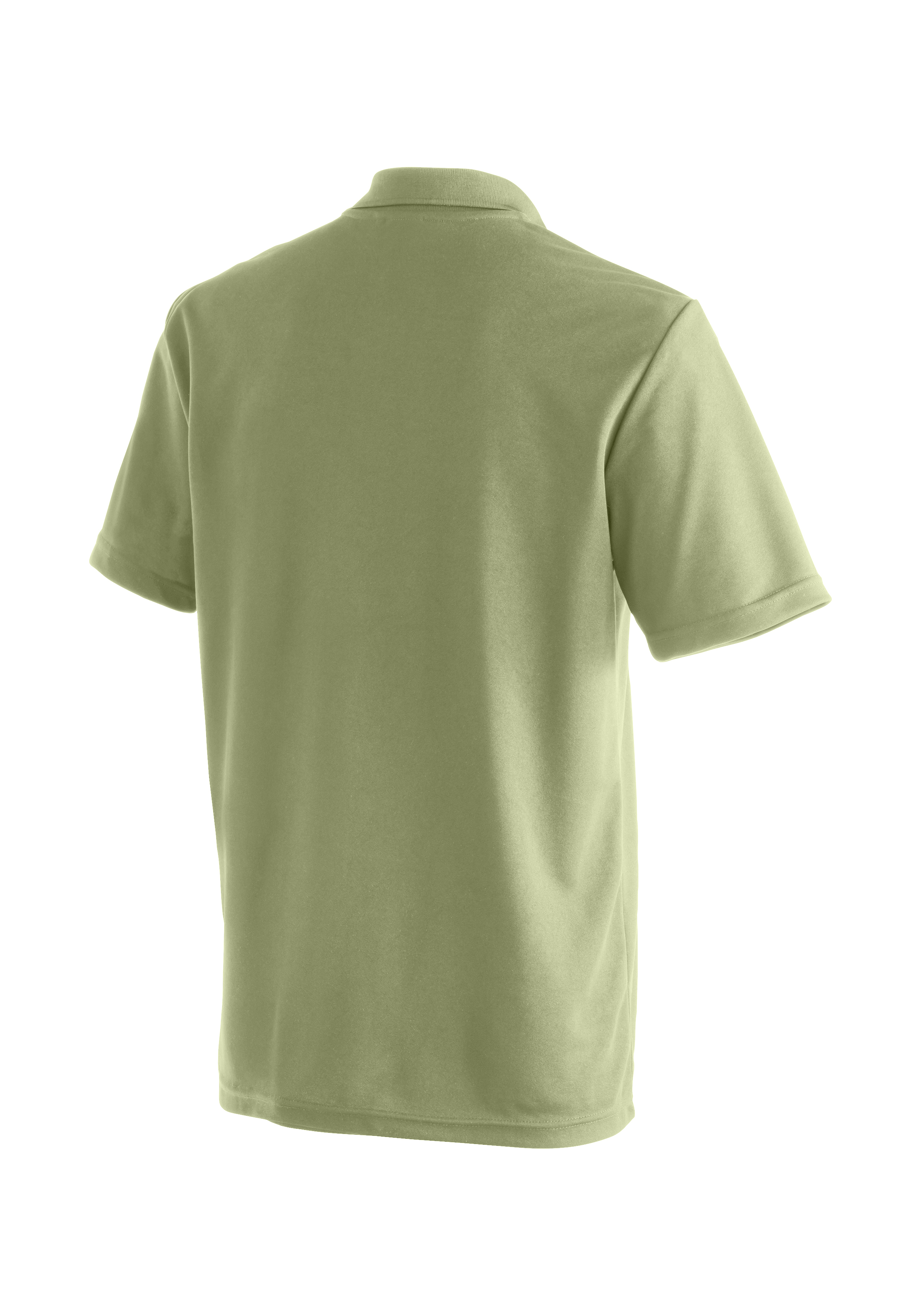 Polo-Shirt, Kurzarm, Kleiderfarbe, Olivgrün, Hemdenrücken