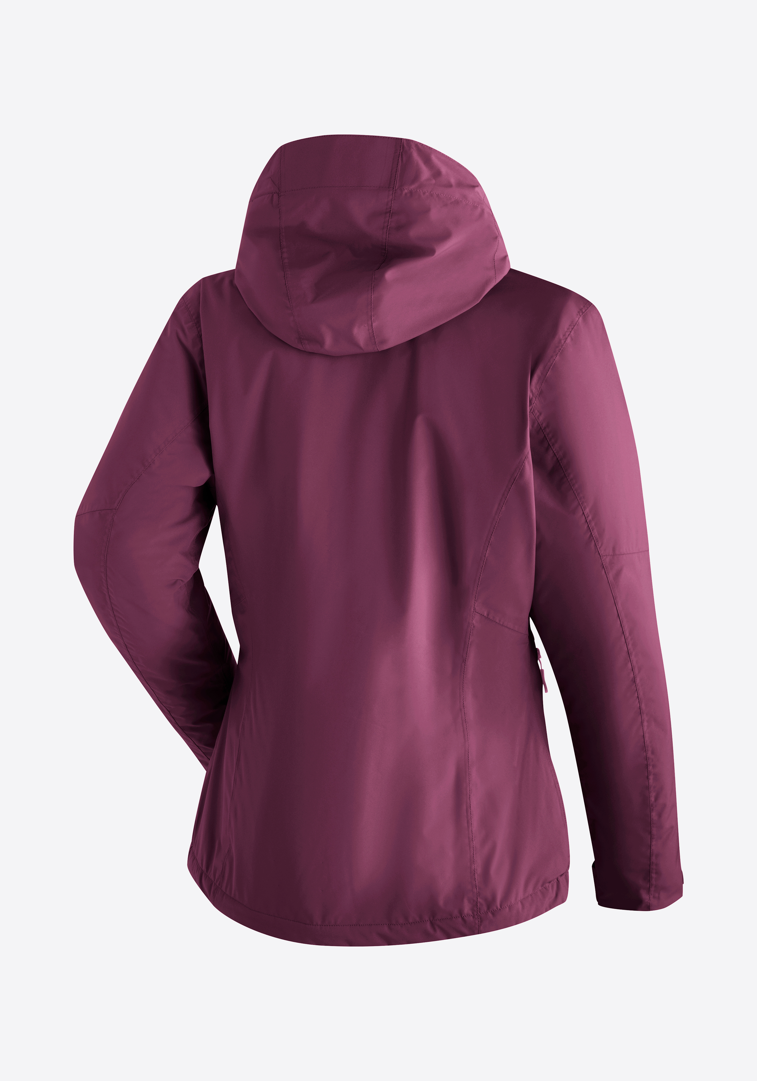 Mantel, Jacke, Kapuze, Kapuzenpulli, Langarm, Damenjacke, Kapuze, Bordeauxrot, Langarm, Funktionsjacke