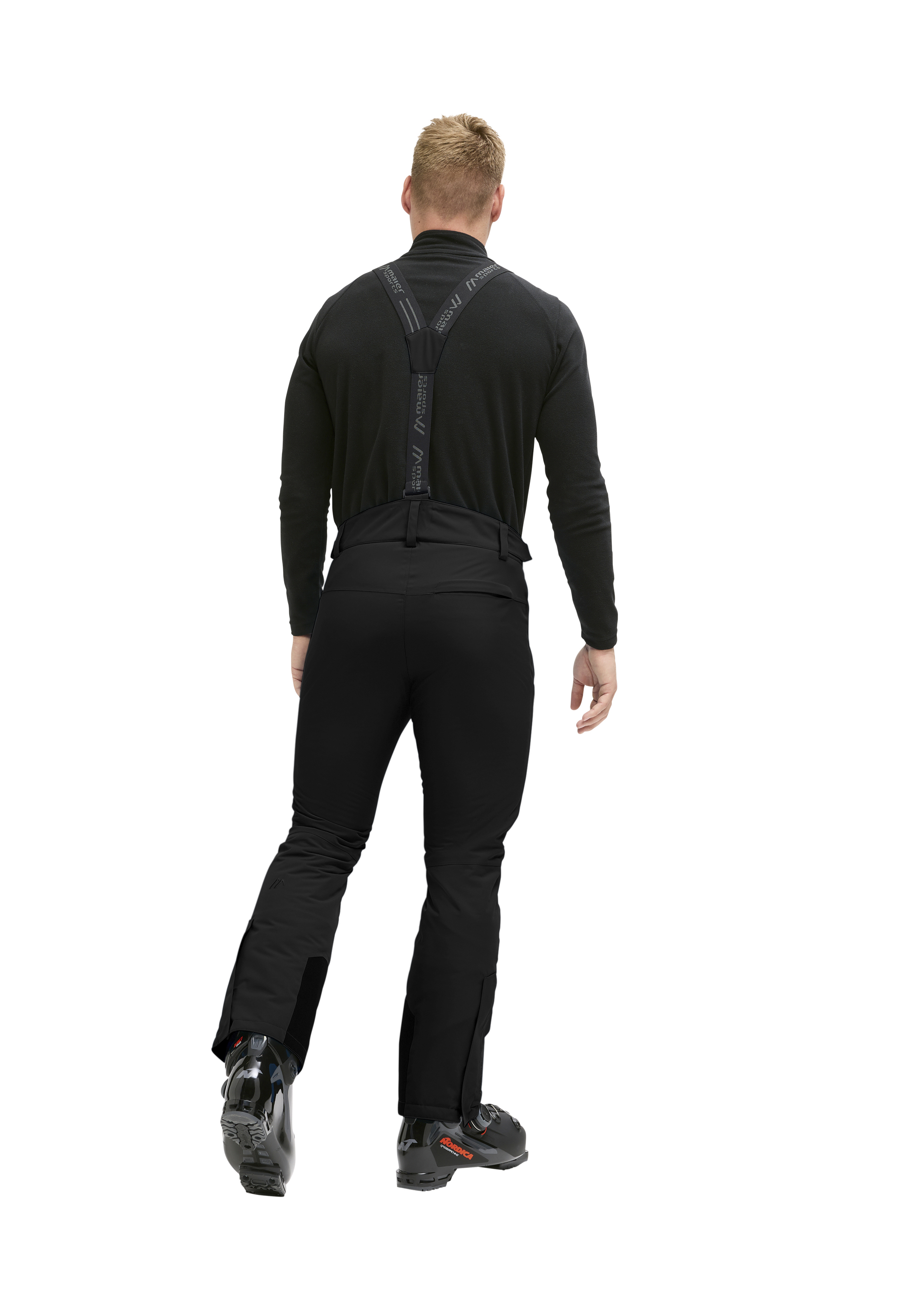 Hose, Gamaschen, Rucksackhalterung, Schwarz, Winteroutfit