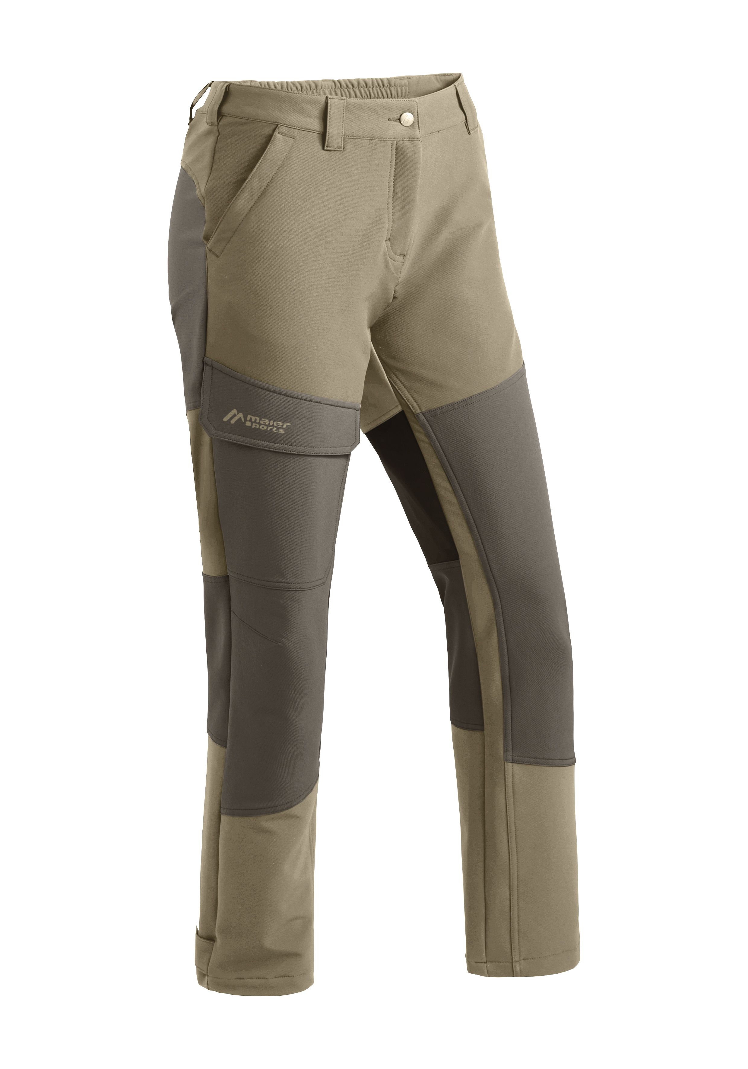 Fleeceflex W hiking pants, pants, outdoor, two-tone, kneepad-style