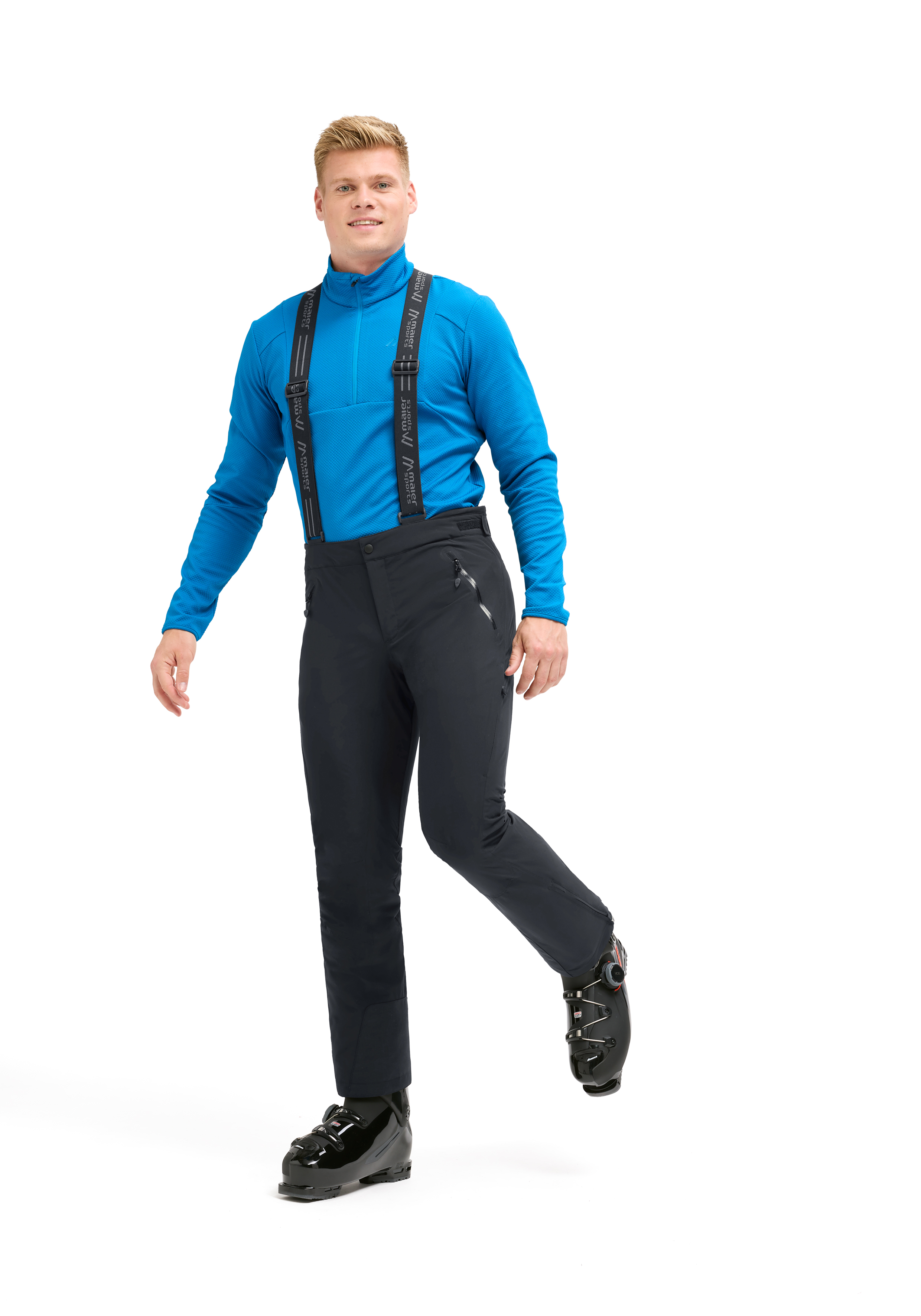 Skihose, Skitrag?, Schnallentragung, Hose mit Hosenträgern, Skibekleidung