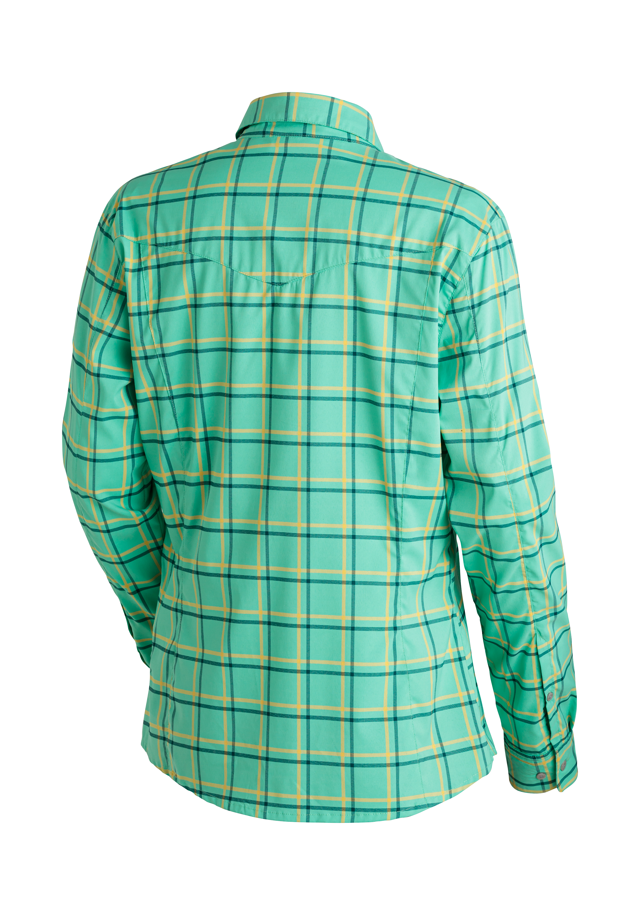 Hemden, Karo, Langarm, Grün, Muster