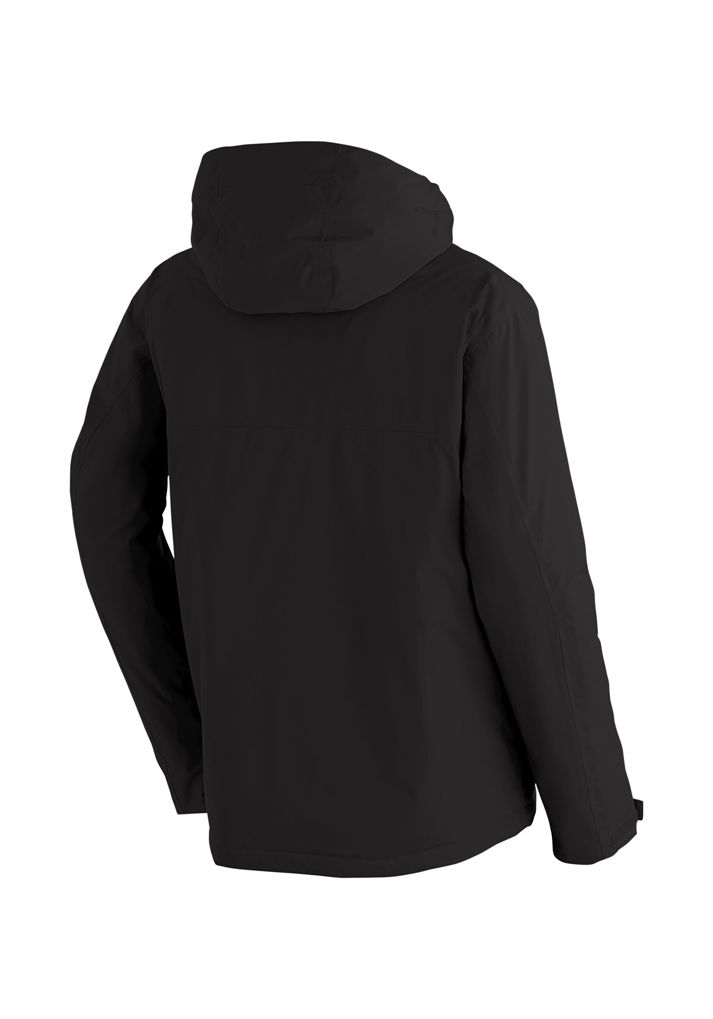 Herrenjacke, Hardshell, Kapuze, Wasserdicht, schwarz
