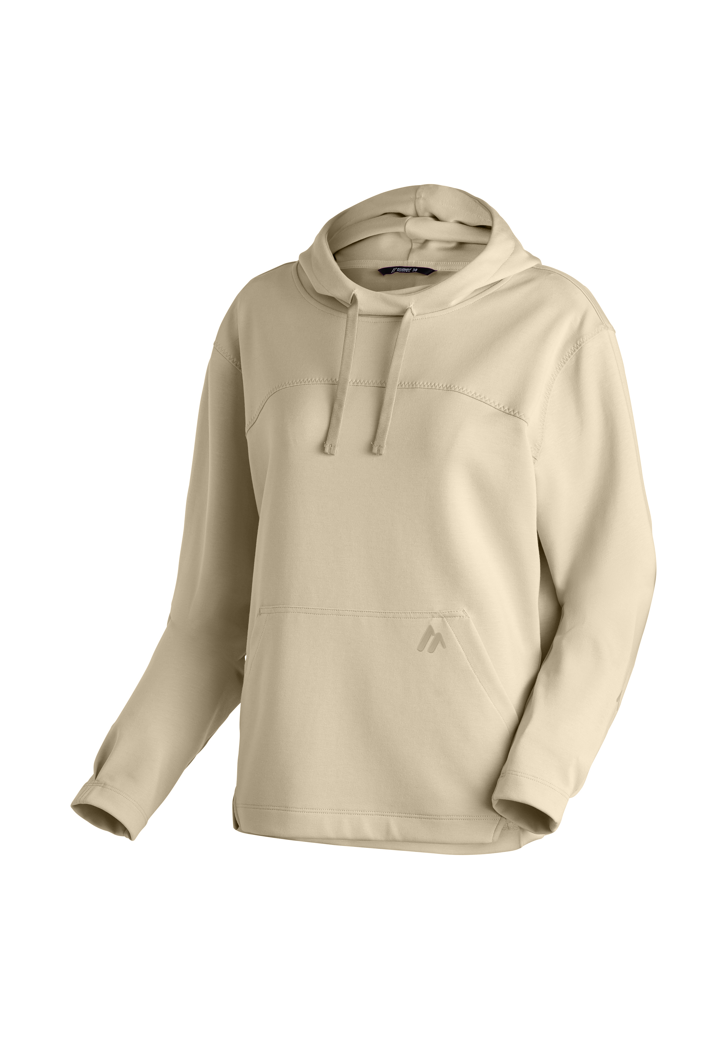 Hoodie, Pullover, Kapuzenpullover, Beige, Kängurutasche