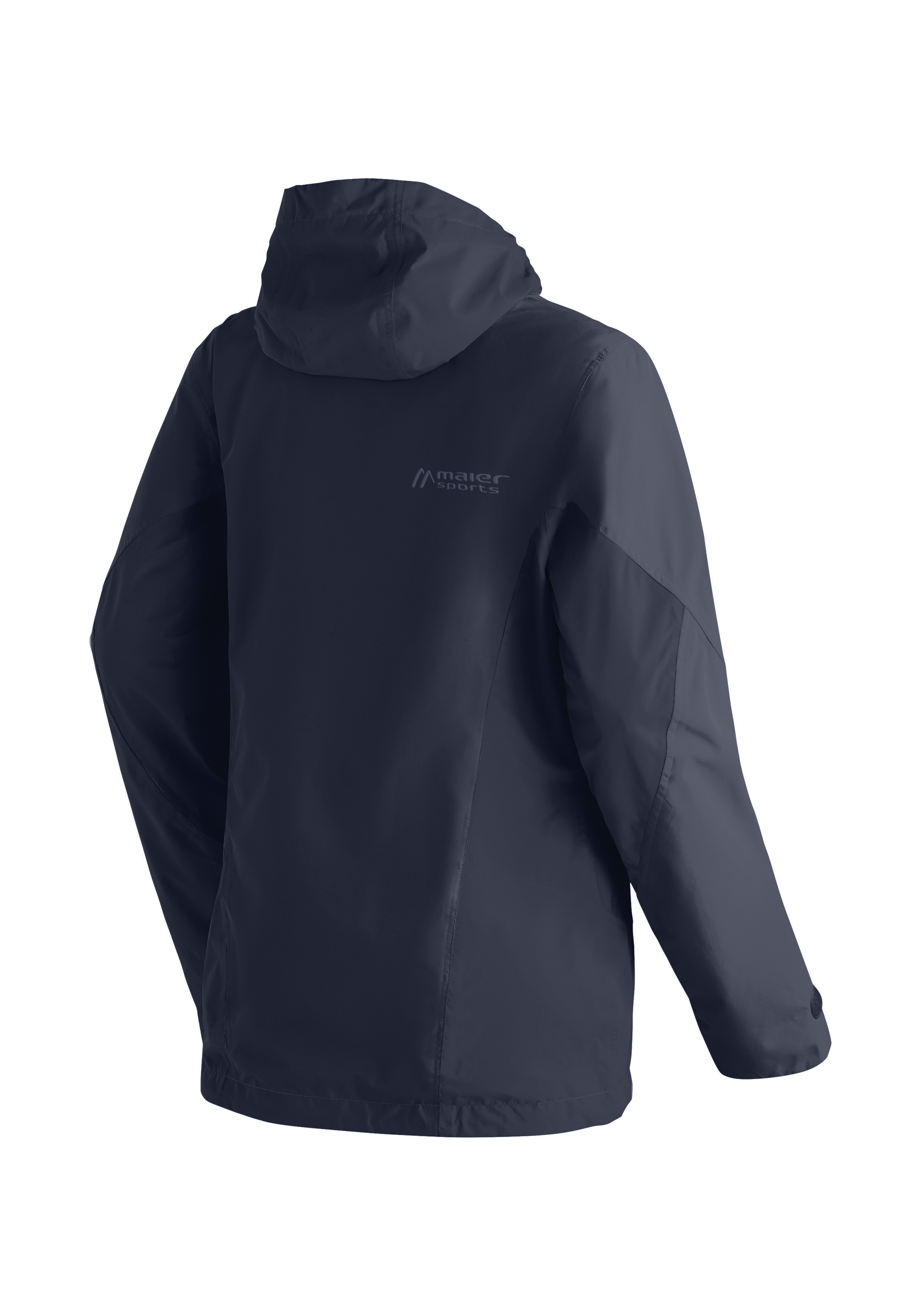 Brocken W Hoodie, Windbreaker, Navy, Jacket, Maier Sports logo