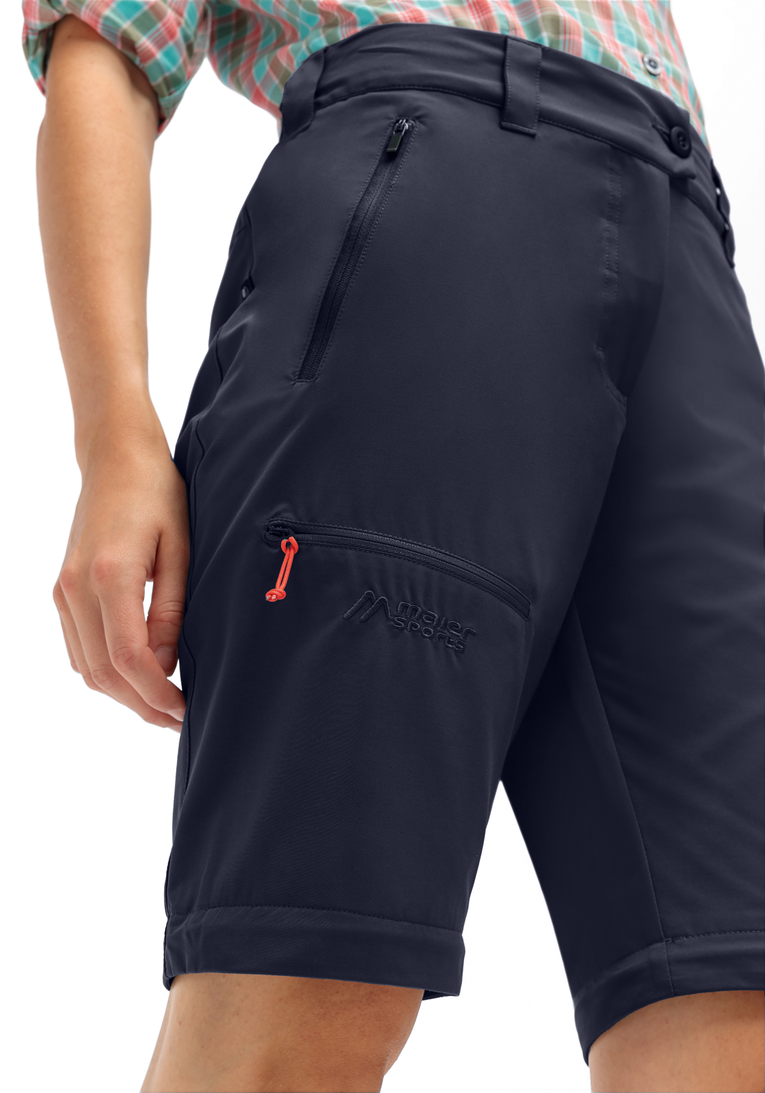 Nata Zip LP Bekleidung, Kurze Hosen, Person, Bekleidung, Kurze Hosen, Person, Shorts, Cargo, Reißverschluss-Tasche, Navy, Material