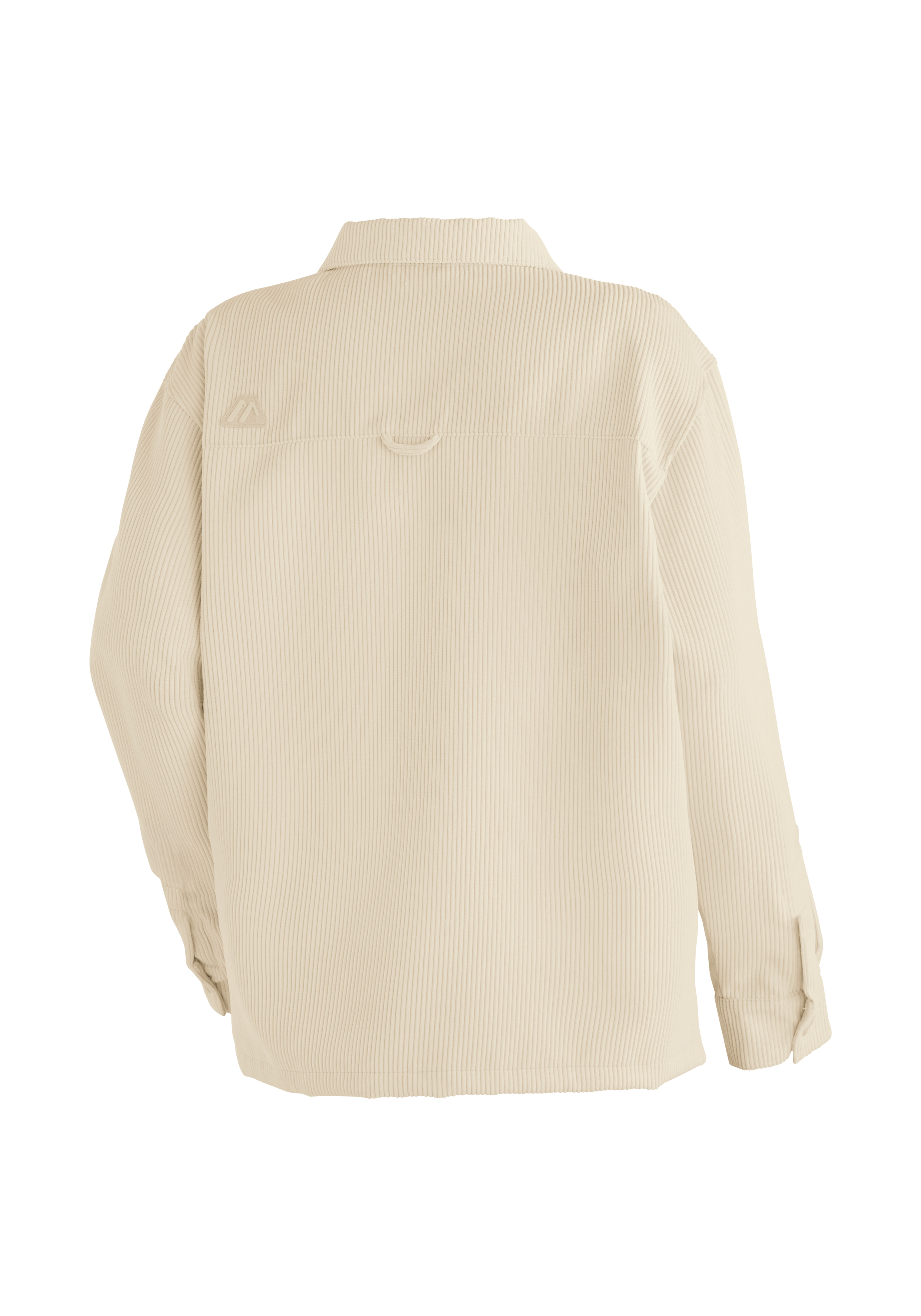 Wellcord W Kord, Beige, Langarm, Hemd, Rückenansicht