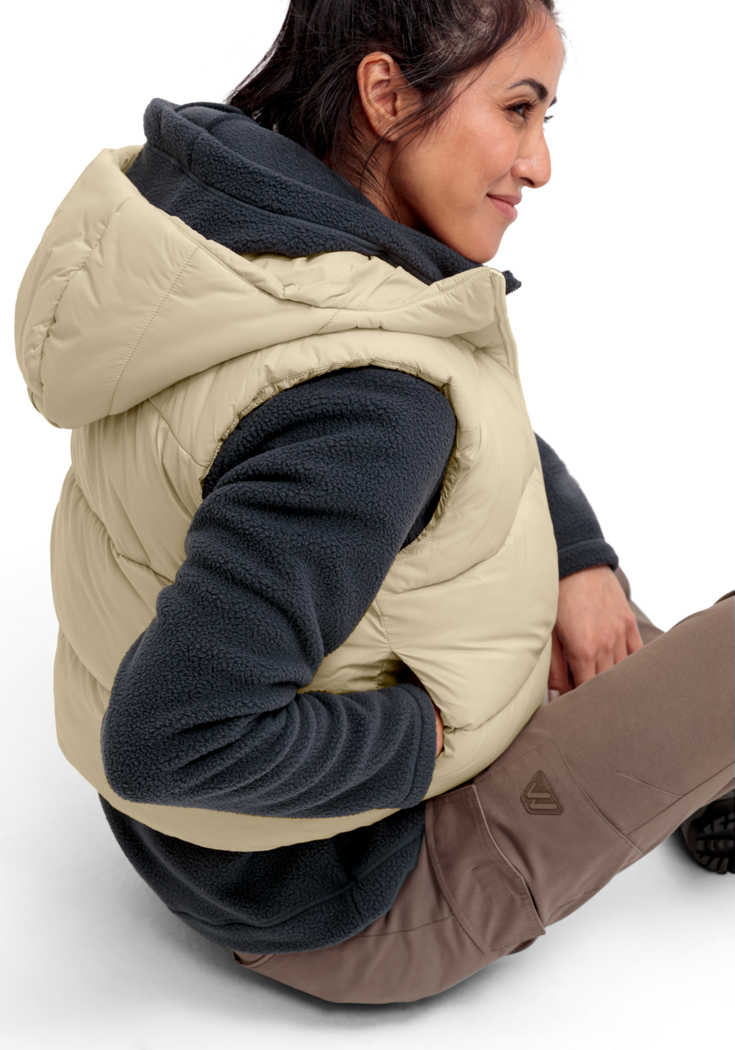 Heatcore Vest W Bekleidung, Mantel, Jacke, Person, Mantel, Jacke, Erwachsener, Person, Frau