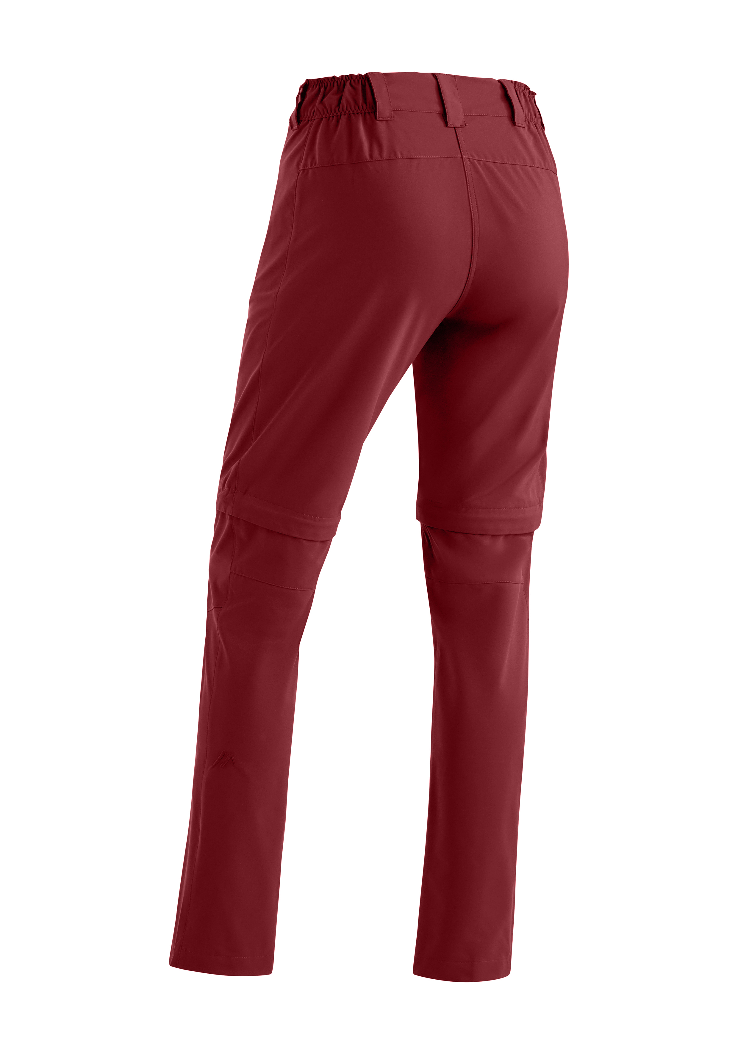 Hose, Knie-Patch, Gürtel-Loch, Rot, Elastisch