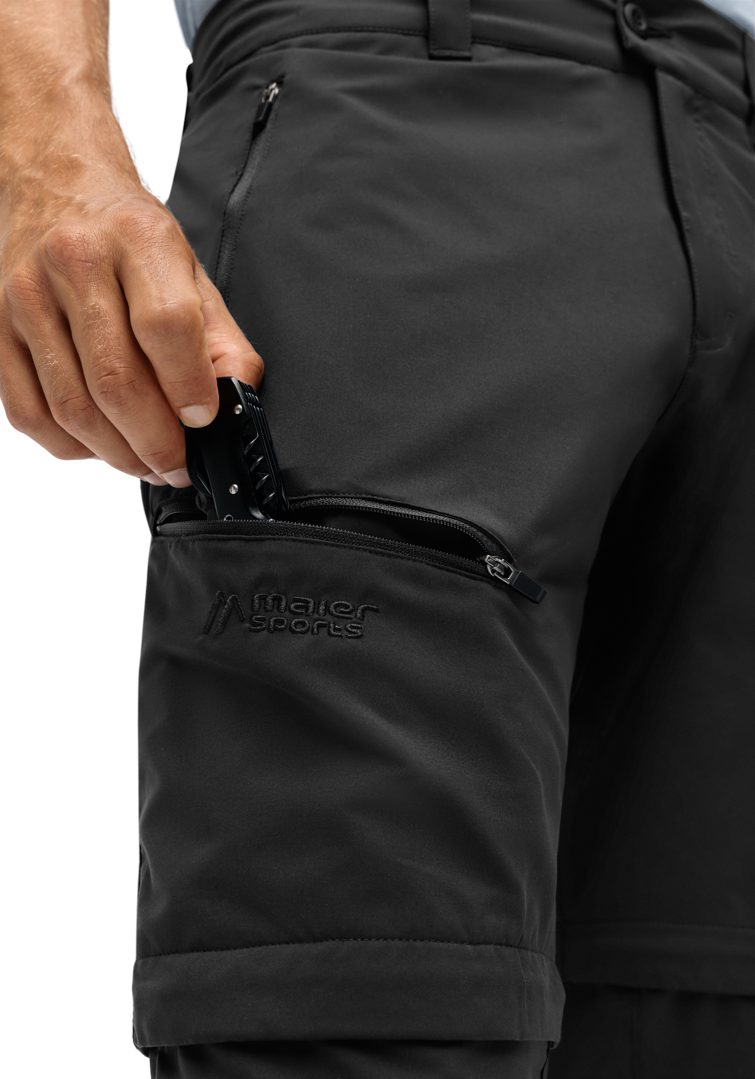 Tajo Zip Loop Hosen, Kurze Hosen, Erwachsener, Mann, Person, Bekleidung, Hosen, Kurze Hosen, Jacke, Finger