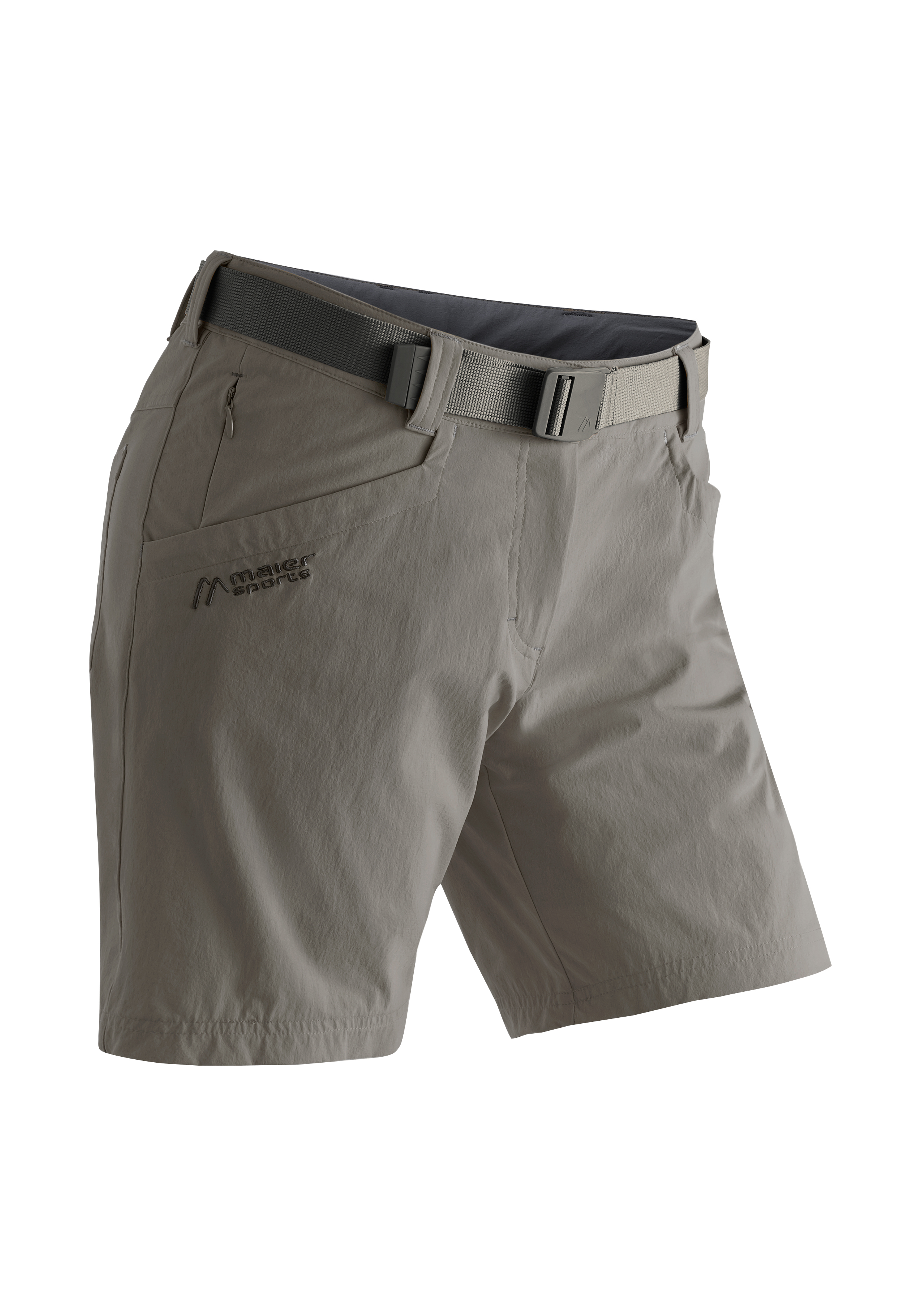 Hose, Shorts, Gurt, Outdoor, Beige