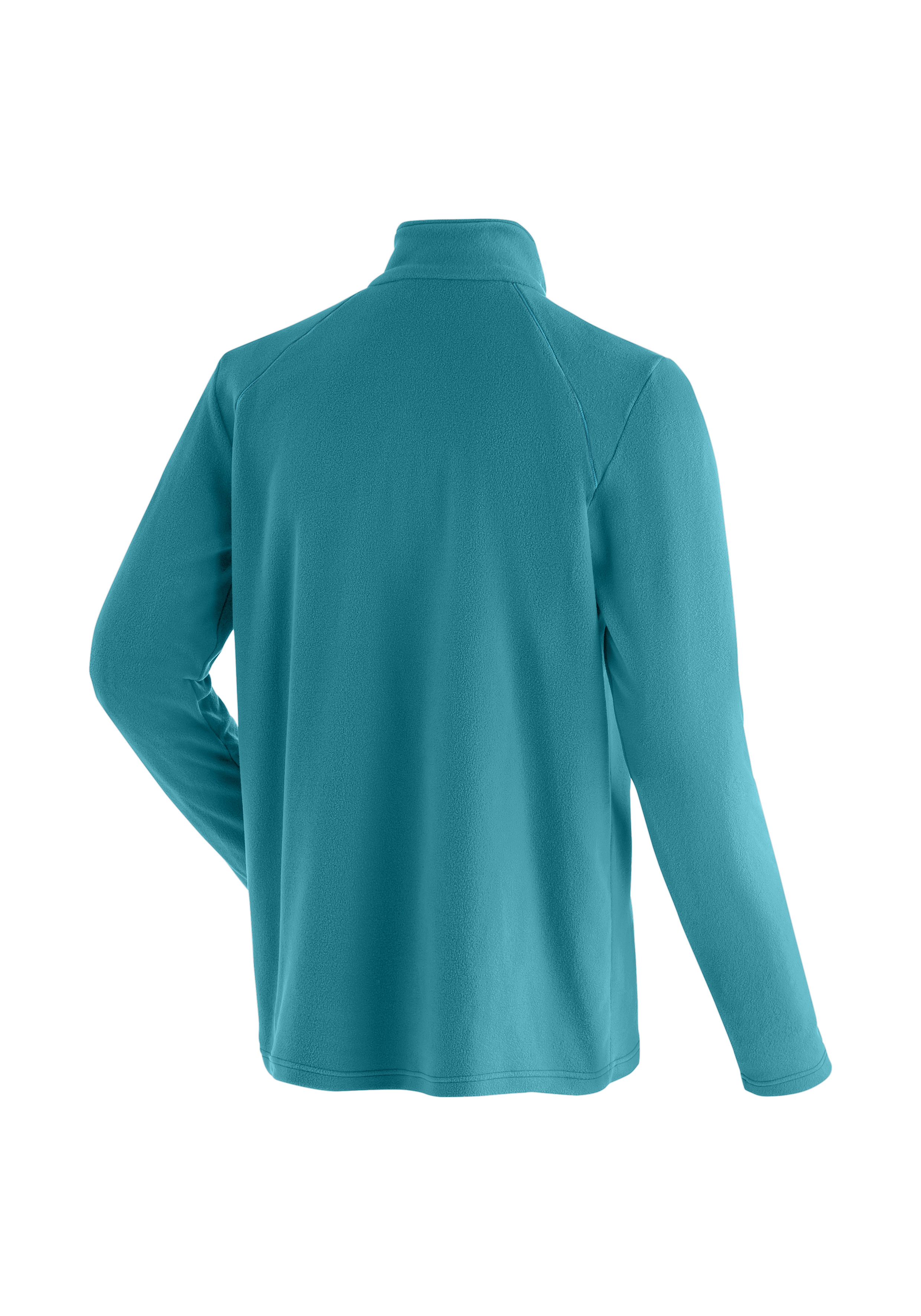 Dennis Fleece, Teal, Longsleeve, Collarless, Rückseite