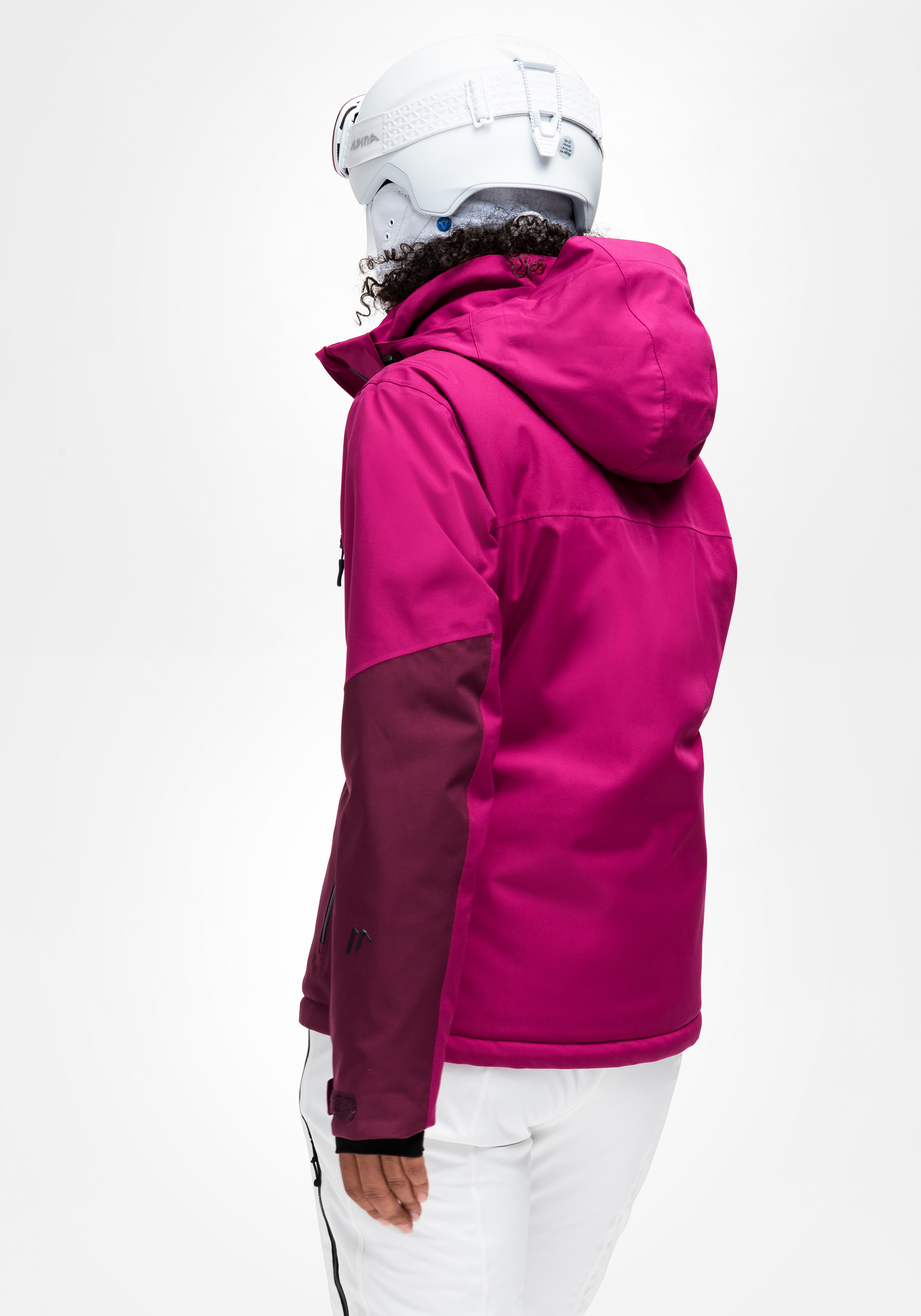 Mantel, Jacke, Kapuze, Helm, Person